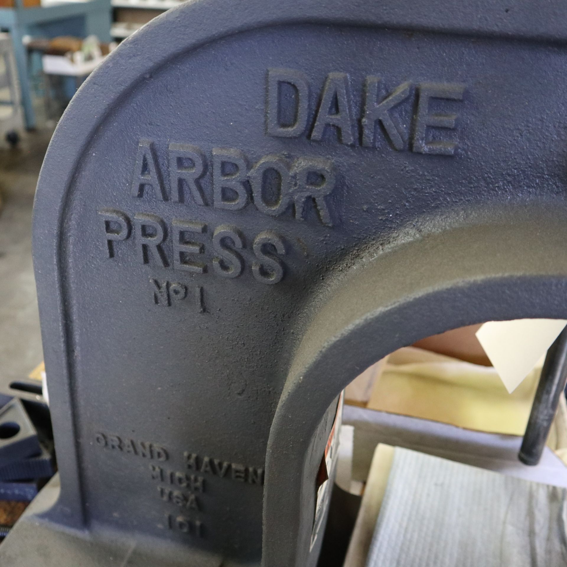 LOT TO INCLUDE: (1) DAKE NO 1 ARBOR PRESS, (1) MISC. ARBOR PRESS - Image 4 of 4