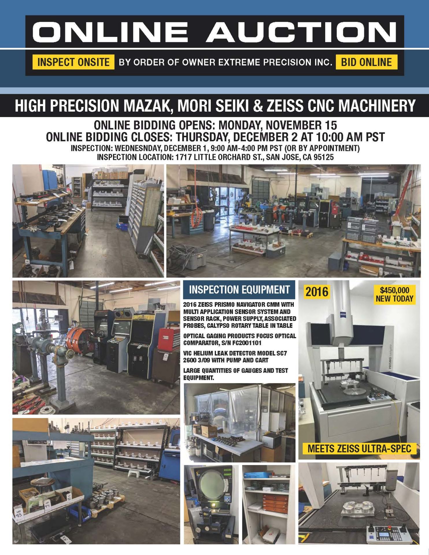 FEATURING: MORI SEIKI ZEISS, SHOP SUPPORT EQUIPMENT, AND MUCH MUCH MORE - Image 4 of 4