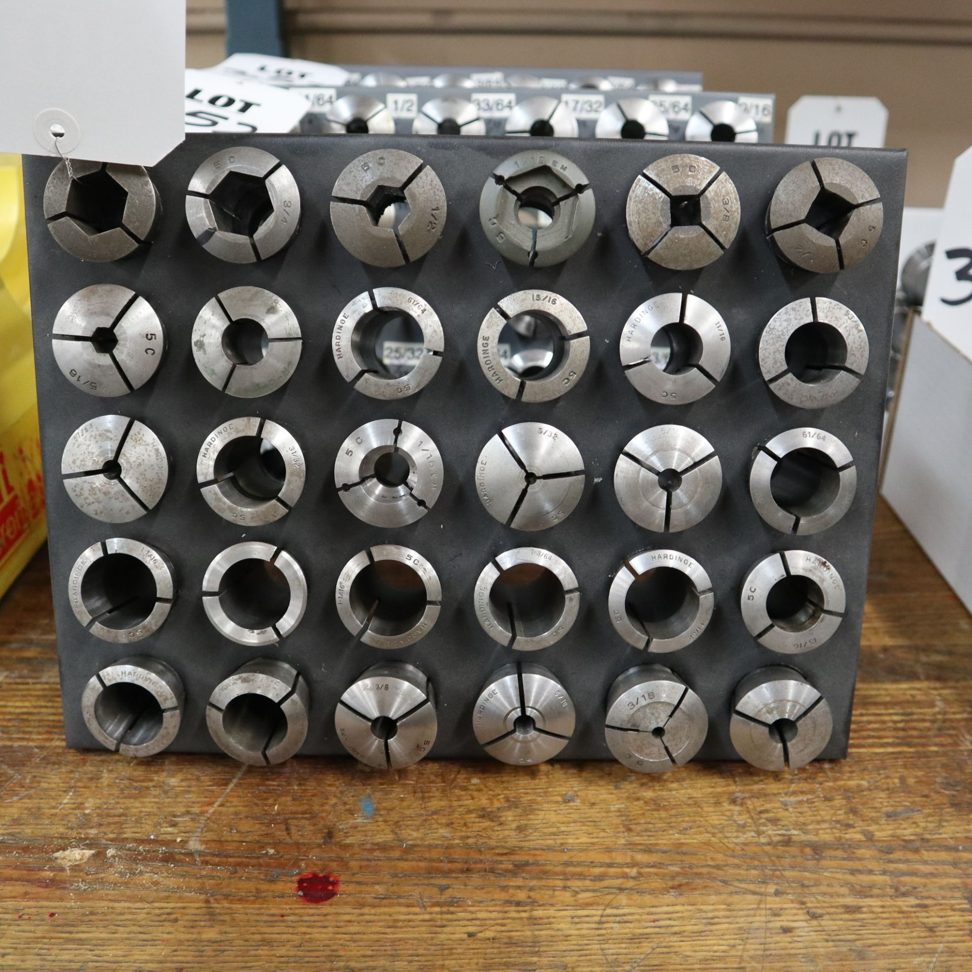 5C COLLET ORGANIZER TO INCLUDE MISC. 5C COLLETS - Image 3 of 3