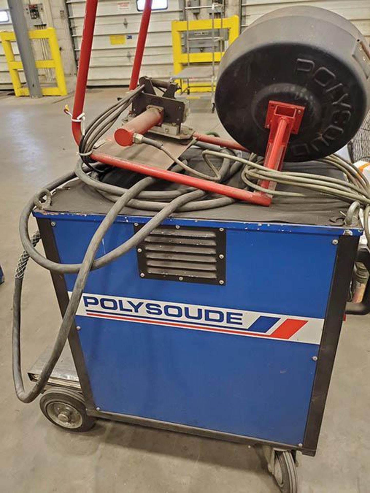 POLYSOUDE WELDER; MODEL PS254, WITH WIRE FEEDER
