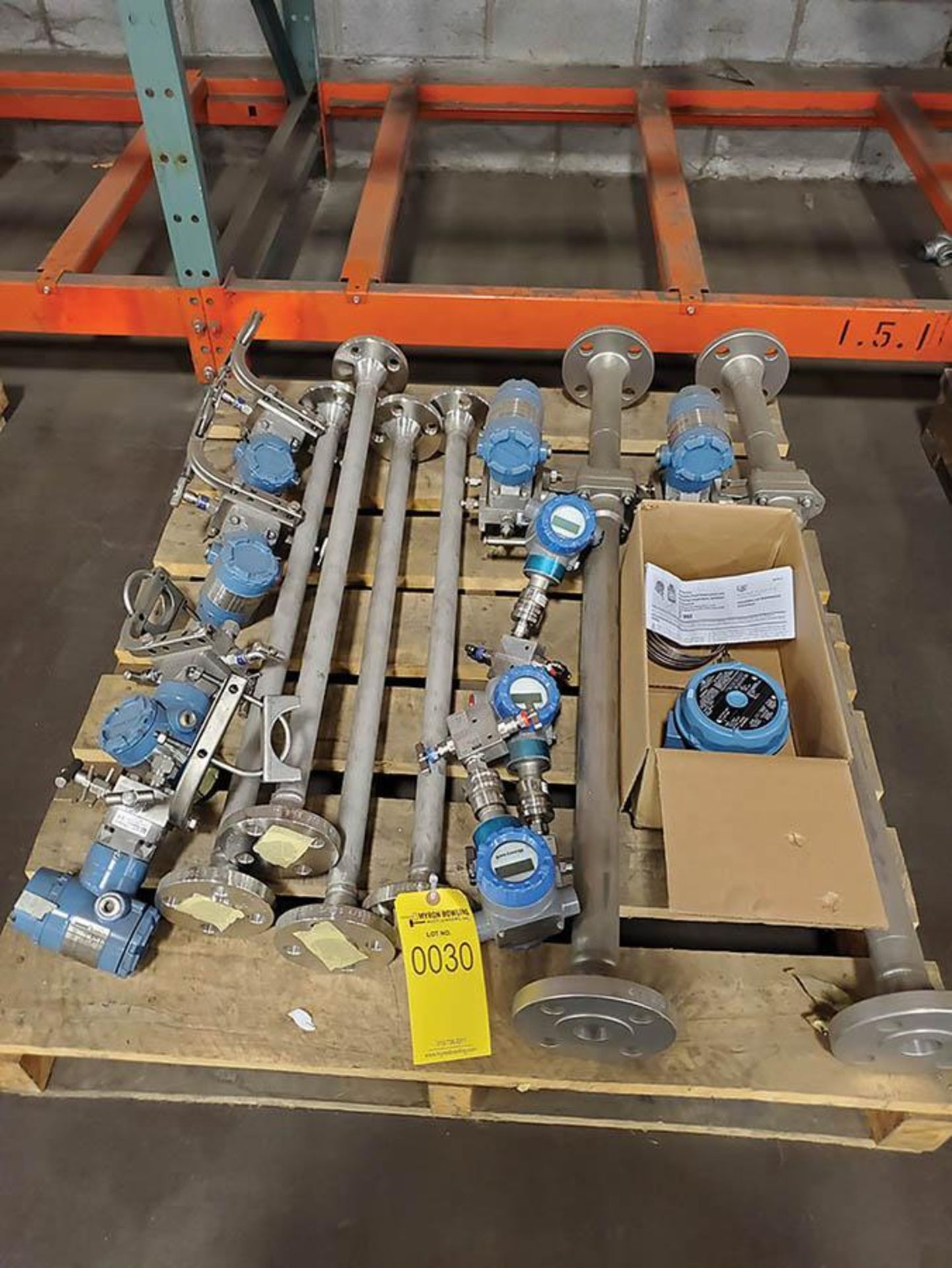 (2) SKIDS OF HONEYWELL ROTAMETERS, ROSEMOUNT PRESSURE TRANSMITTERS & EXPLOSION PROOF TEMPERATURE CO - Image 2 of 7