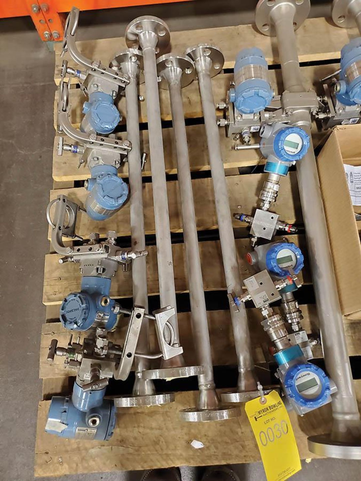 (2) SKIDS OF HONEYWELL ROTAMETERS, ROSEMOUNT PRESSURE TRANSMITTERS & EXPLOSION PROOF TEMPERATURE CO - Image 3 of 7