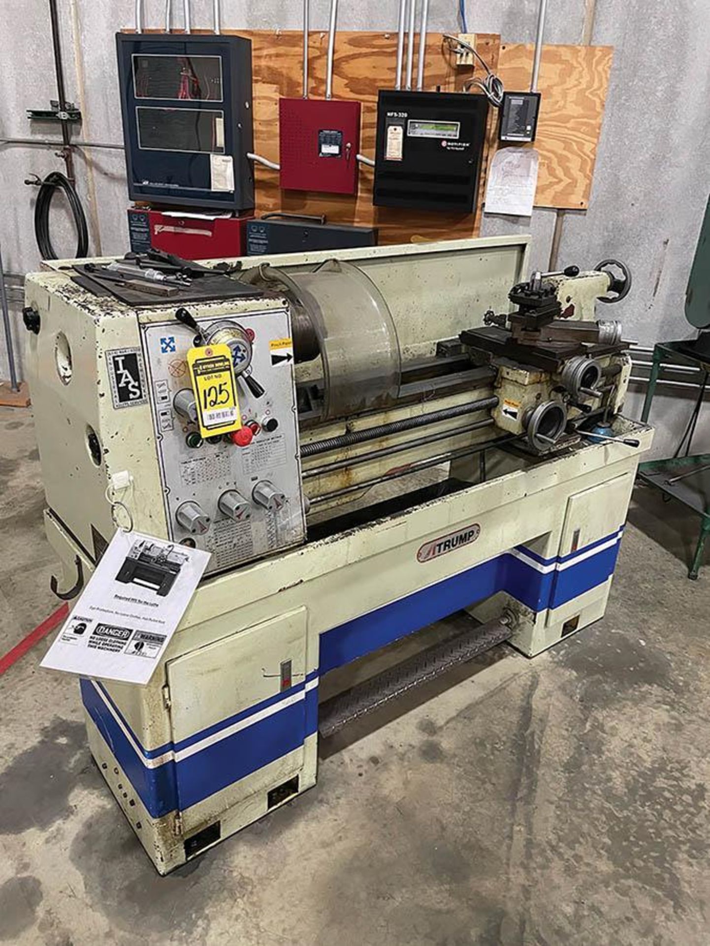 1994 ATRUMP 1440 GH SHOP LATHE, 6'' 3-JAW CHUCK, TAILSTOCK, TOOL HOLDER, S/N 7173046 - Image 2 of 2