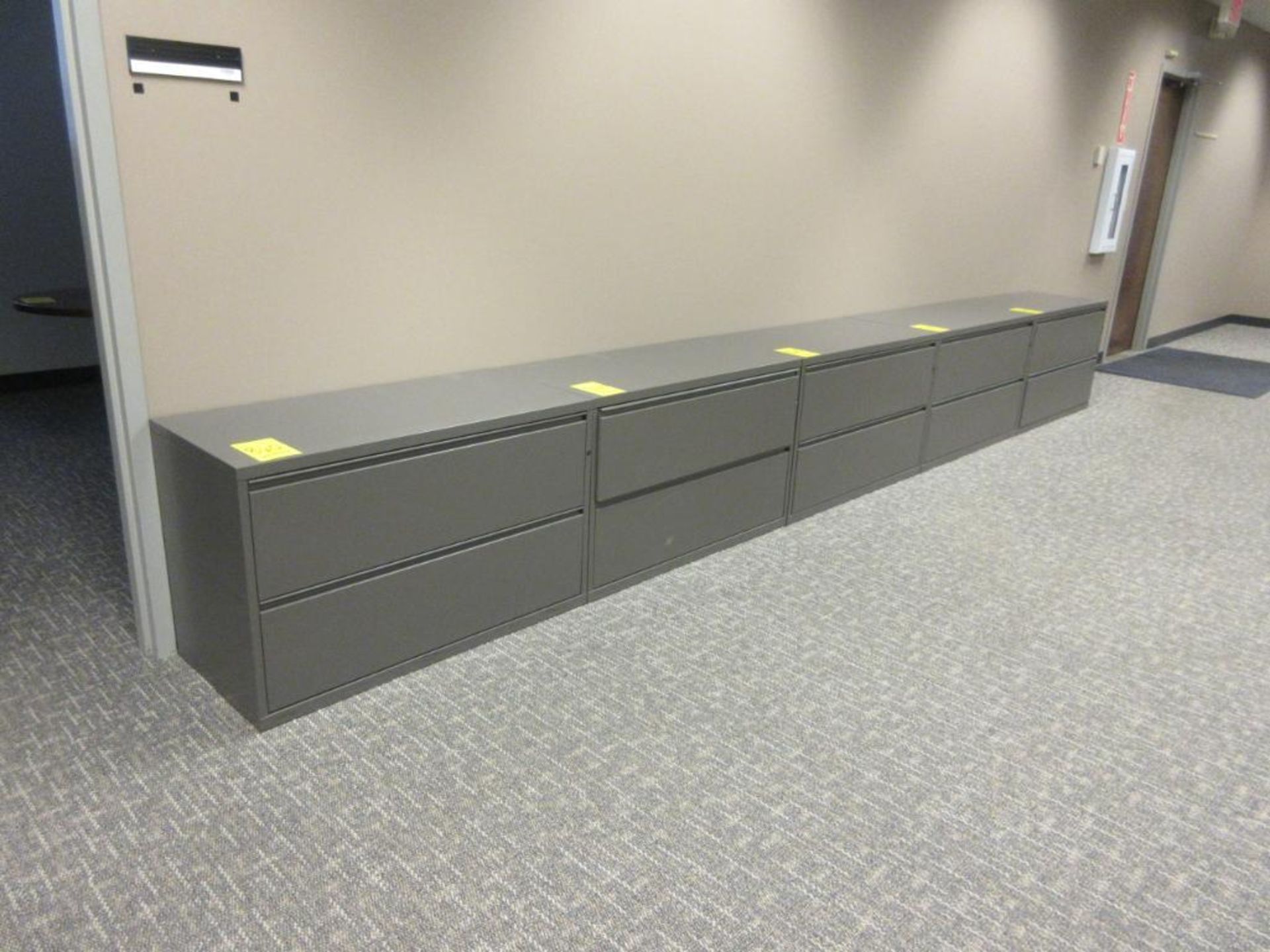 (9) LATERAL FILE CABINETS, TAUPE - Image 3 of 3