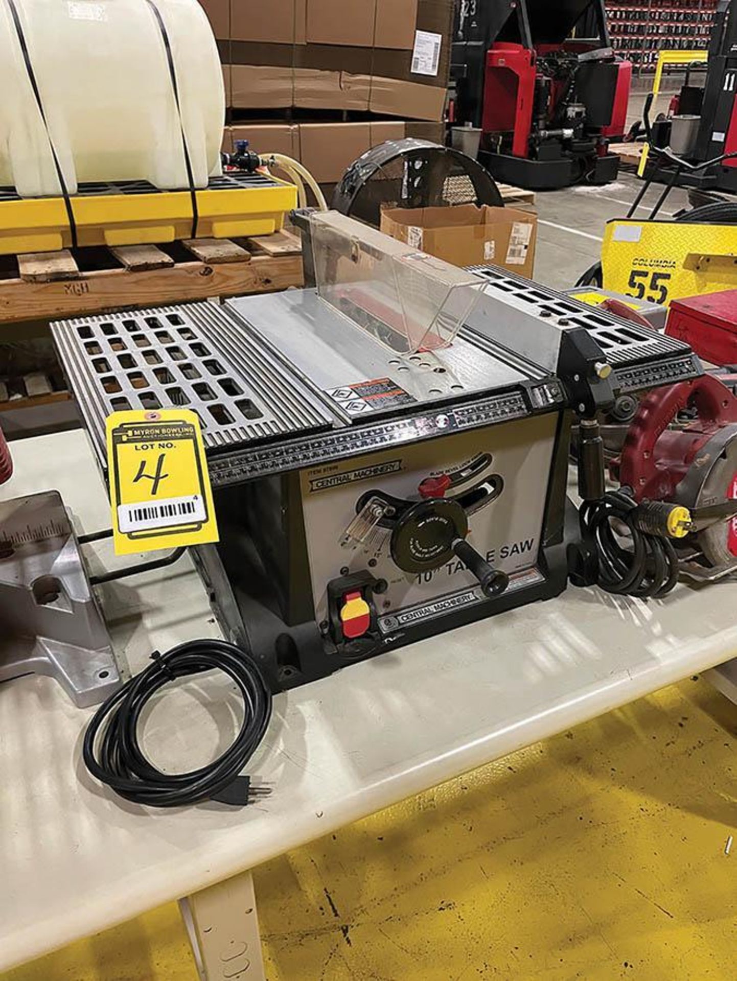 CENTRAL MACHINERY 10'' TABLE SAW, 97896