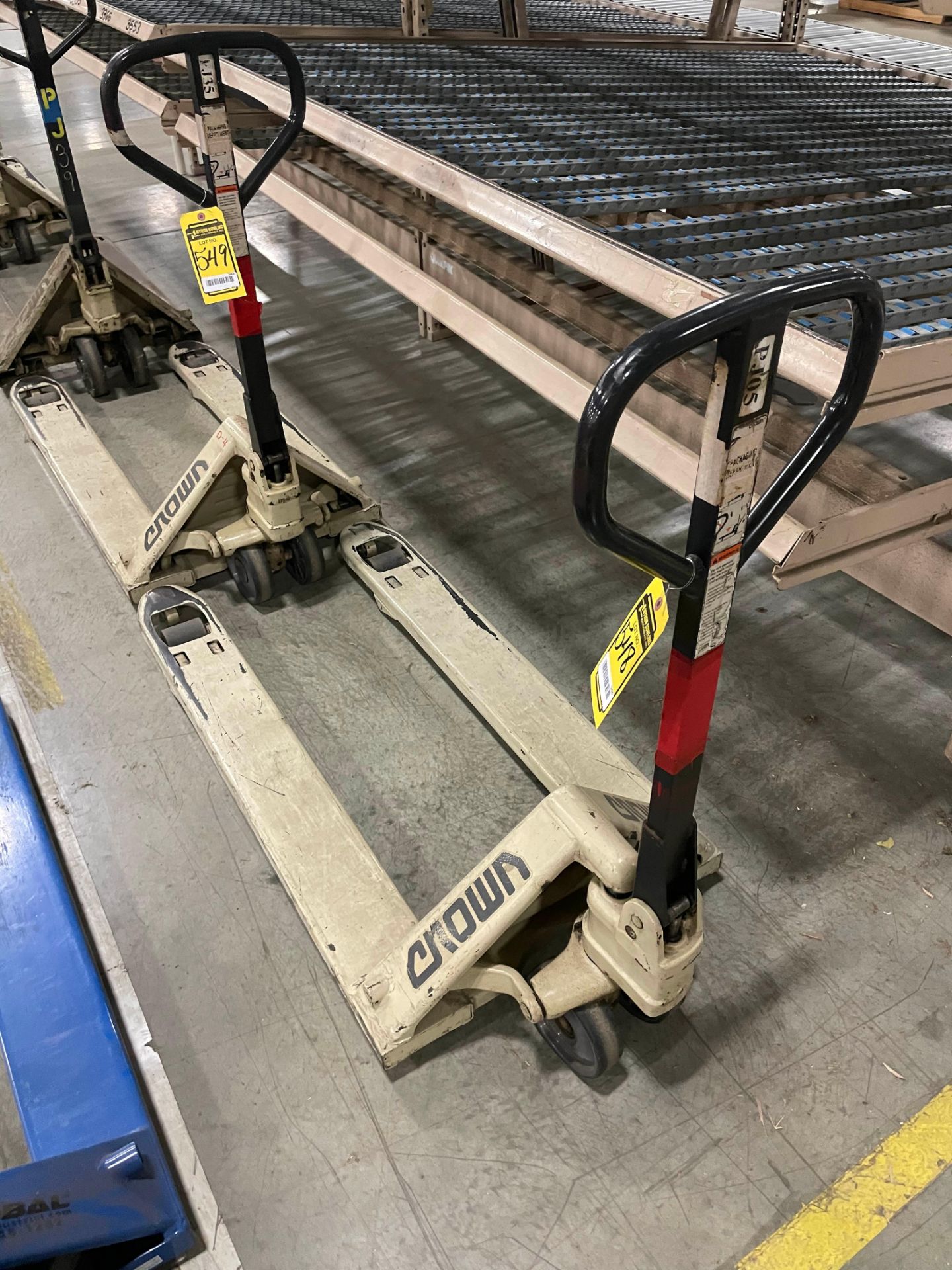 CROWN PALLET TRUCK, 5,000 LB. CAP.