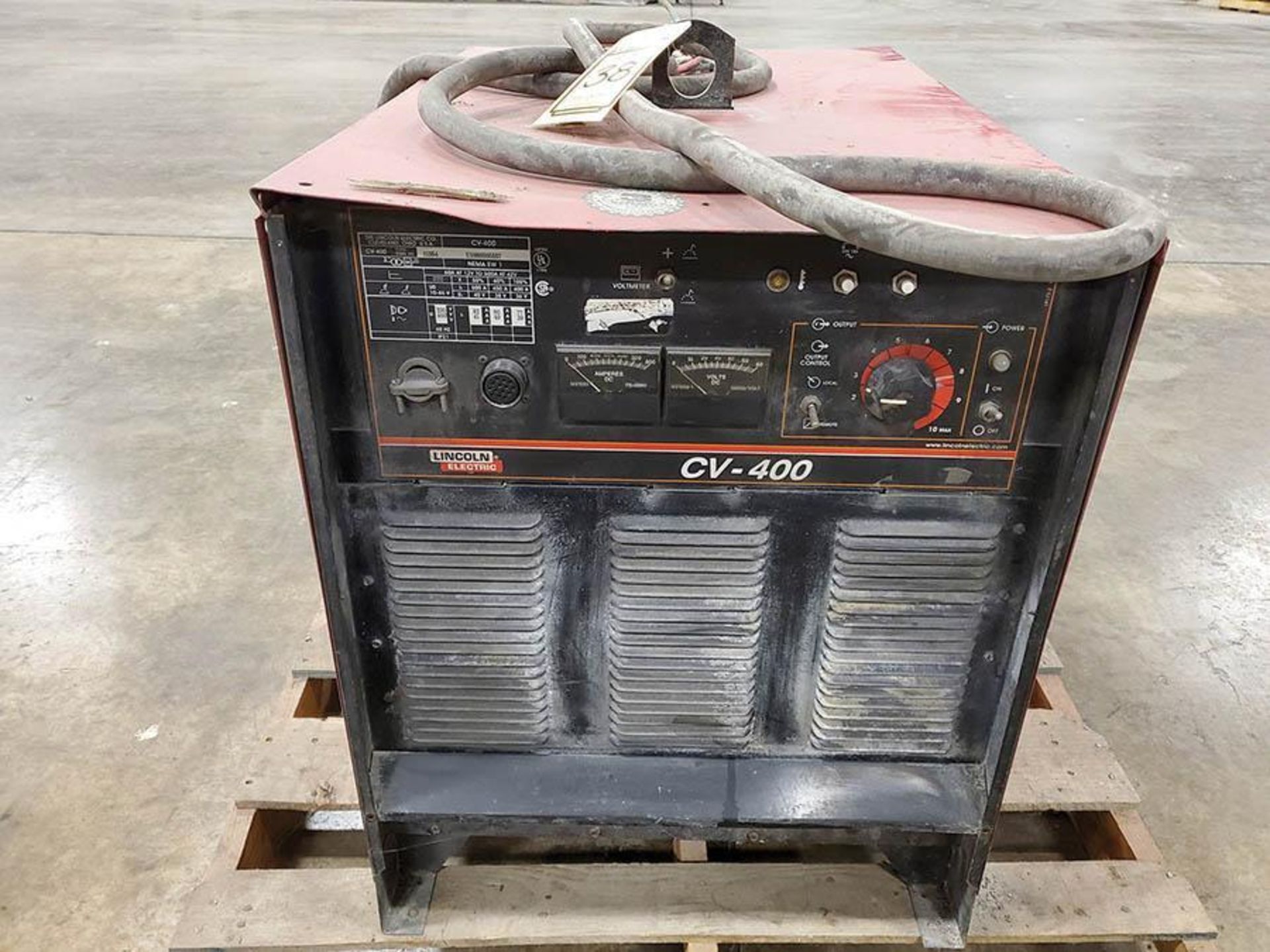 LINCOLN IDEALARC CV-400 CV-DC ARC WELDER - Image 2 of 4