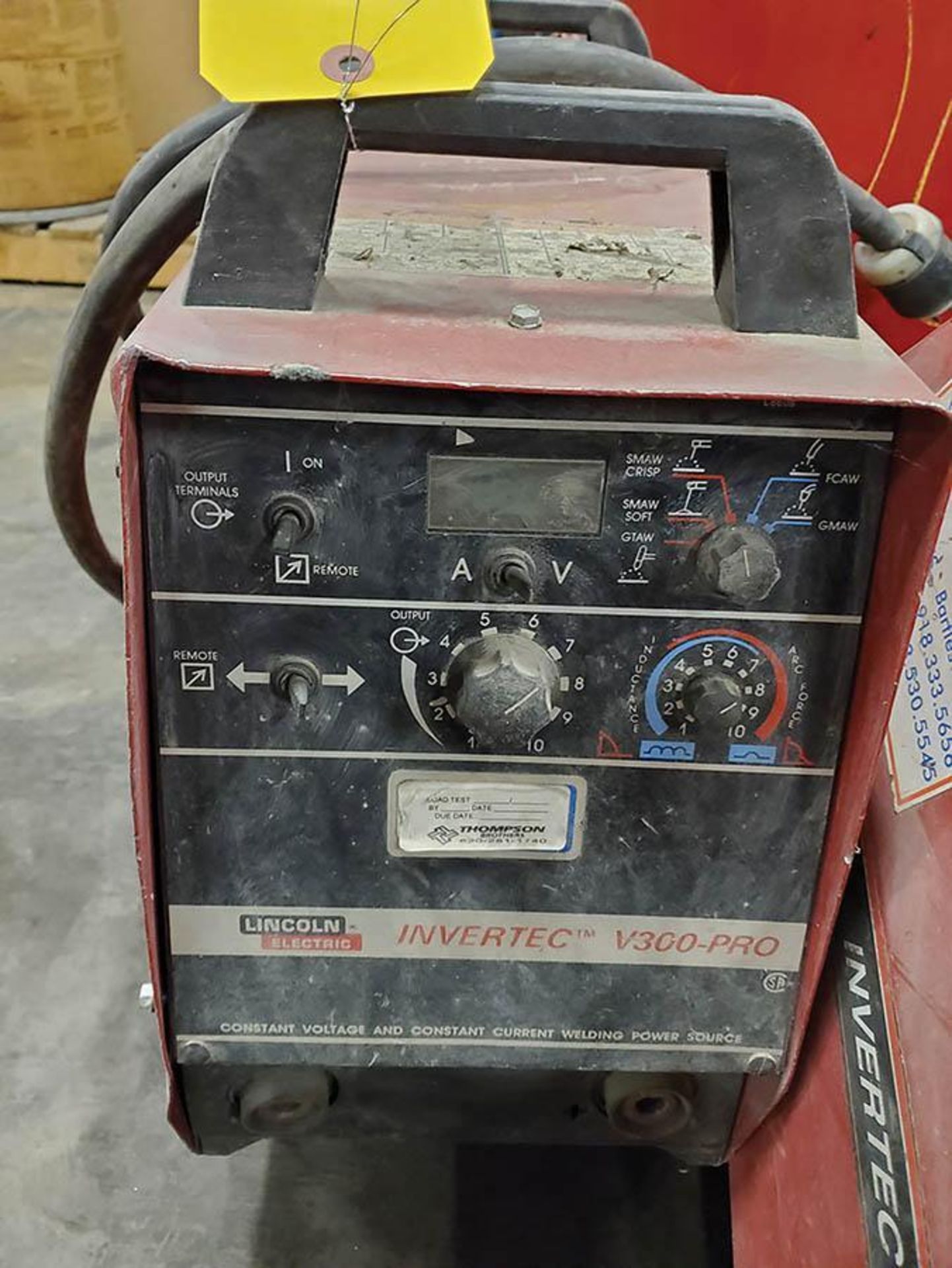 (2) LINCOLN INVERTEC V300 PRO CV-CC WELDER - Image 4 of 5