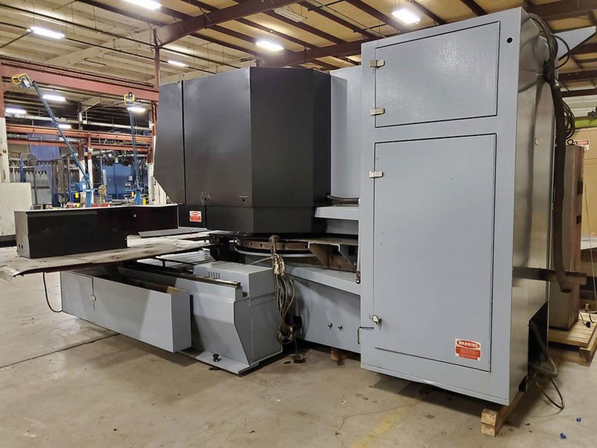 WEIDEMAN CNC ROTARY PLASMA CUTTER/TURRET PUNCH MACHINE, HYPERTHERM HT2000 PLASMA POWER SOURCE, FANUC - Image 11 of 15