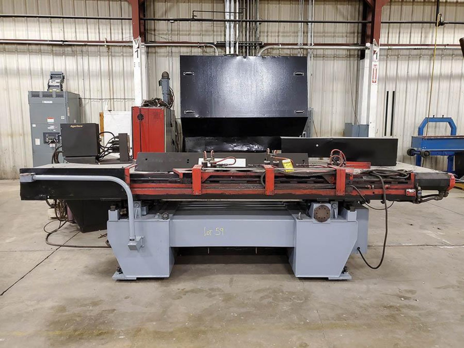 WEIDEMAN CNC ROTARY PLASMA CUTTER/TURRET PUNCH MACHINE, HYPERTHERM HT2000 PLASMA POWER SOURCE, FANUC - Image 2 of 15