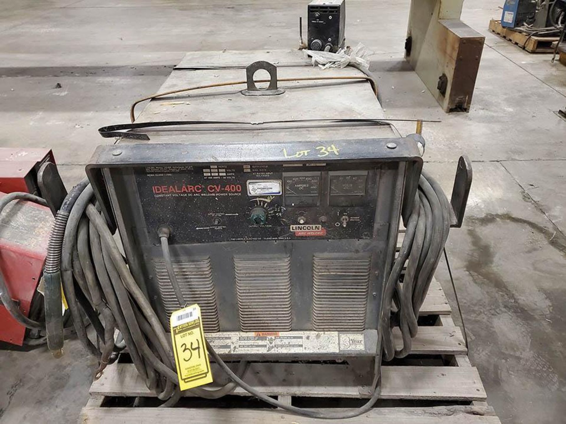 LINCOLN IDEALARC CV-400 CV-DC ARC WELDER - Image 2 of 6