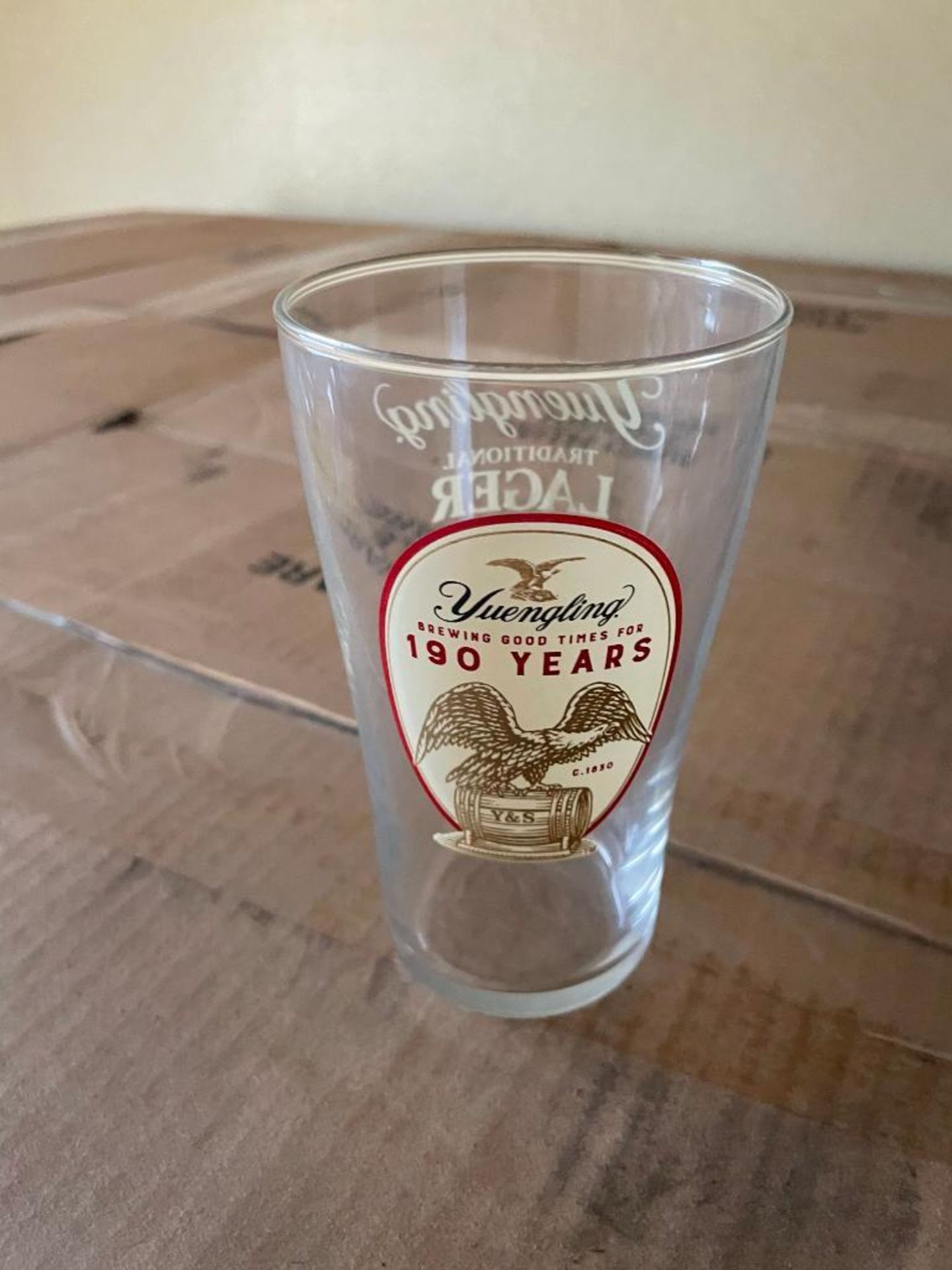 (1,008) YUENGLING TRADITIONAL LAGER 16OZ GLASSES