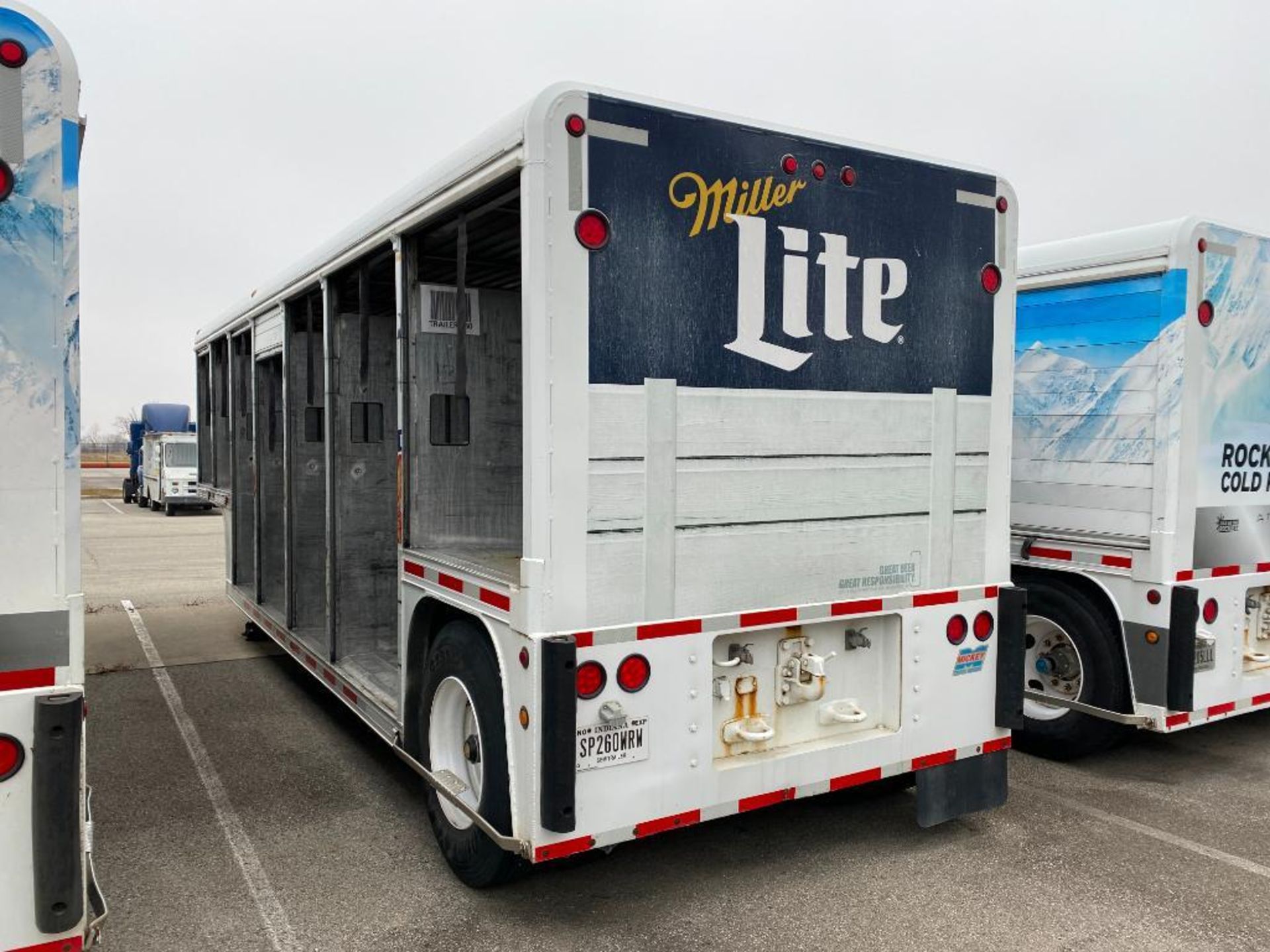 2005 MICKEY BEVERAGE TRAILER, SINGLE AXLE, 14-BAY, VIN 5CWRA29105H057044, UNIT 130 - Image 3 of 5