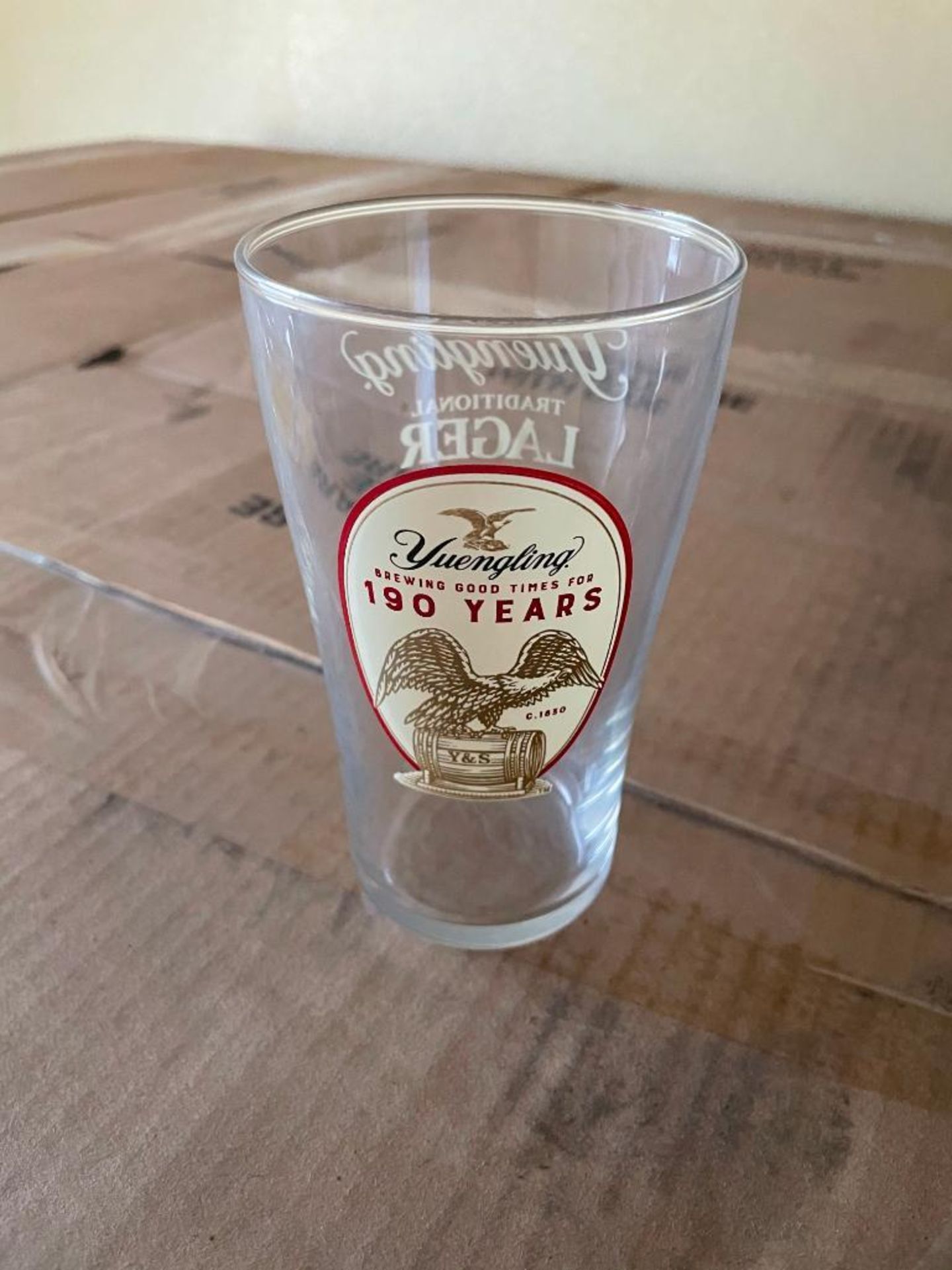 (1,008) YUENGLING TRADITIONAL LAGER 16OZ GLASSES