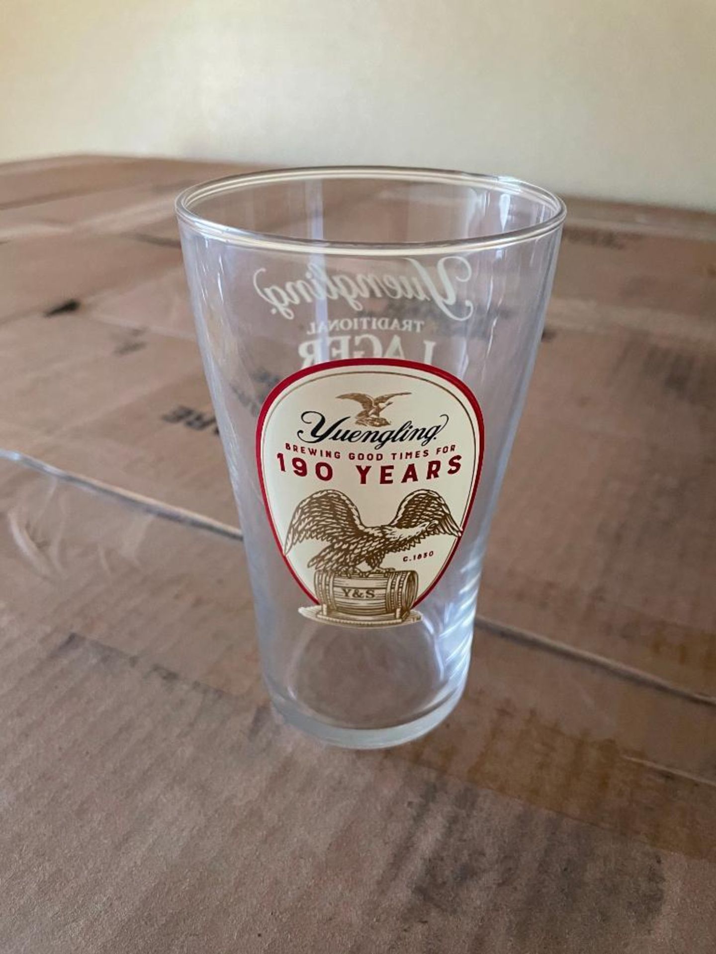 (1,008) YUENGLING TRADITIONAL LAGER 16OZ GLASSES