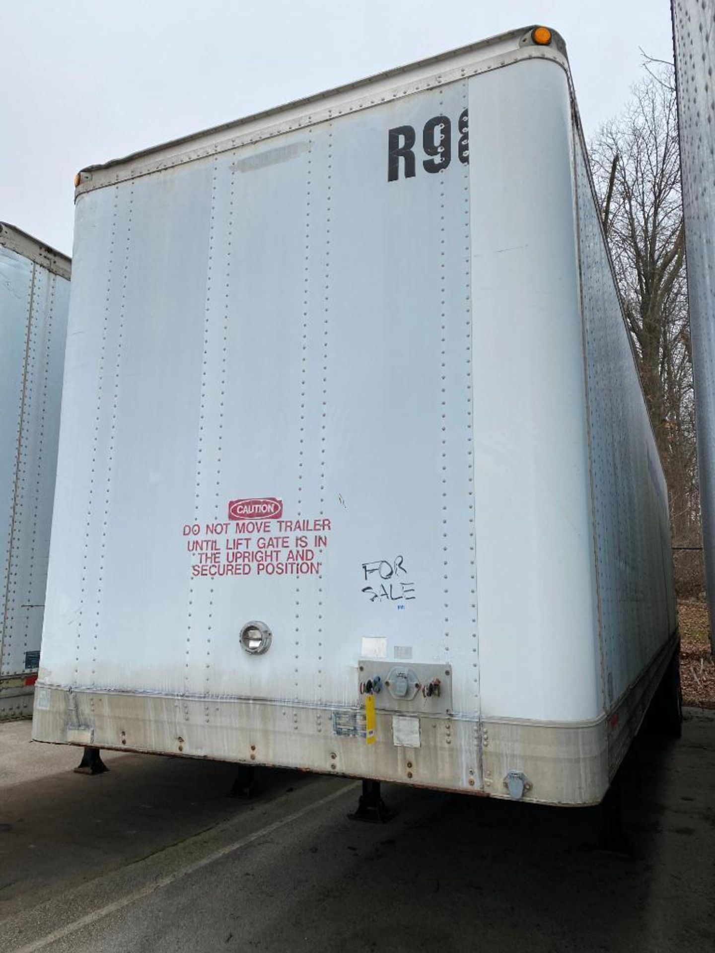 1998 TRAILMOBILE DRY VAN TRAILER, 40', VIN 1PT01AAK8W9010220, WITH CONTENTS, (NO BIG ASS FAN BLADES) - Image 3 of 10
