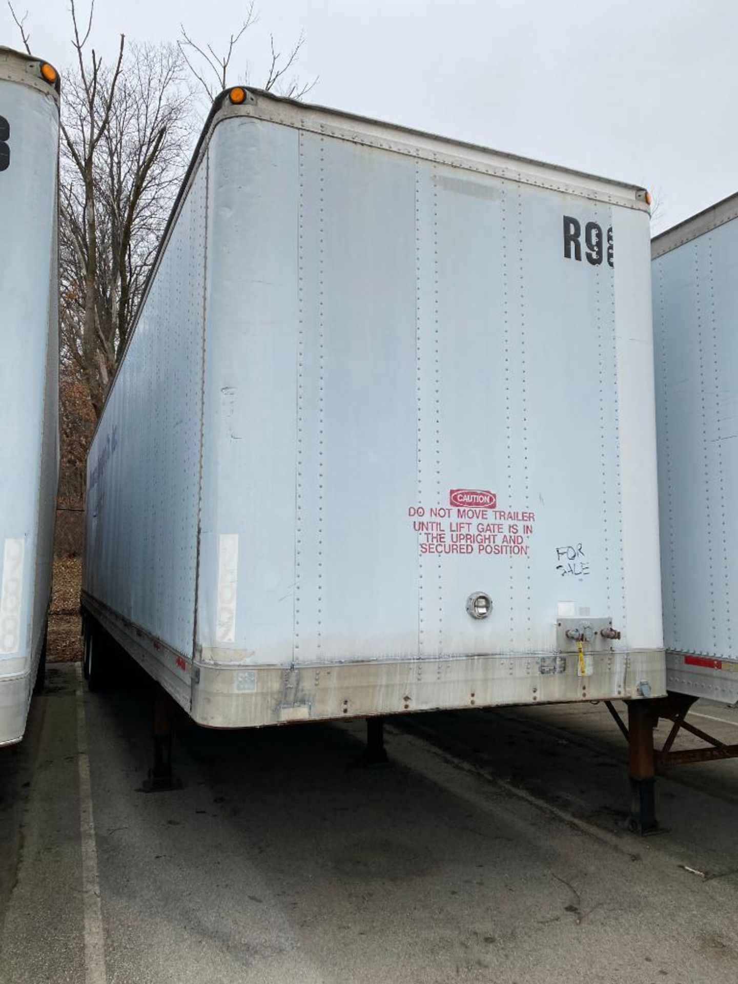 1998 TRAILMOBILE DRY VAN TRAILER, 40', VIN 1PT01AAK8W9010220, WITH CONTENTS, (NO BIG ASS FAN BLADES)