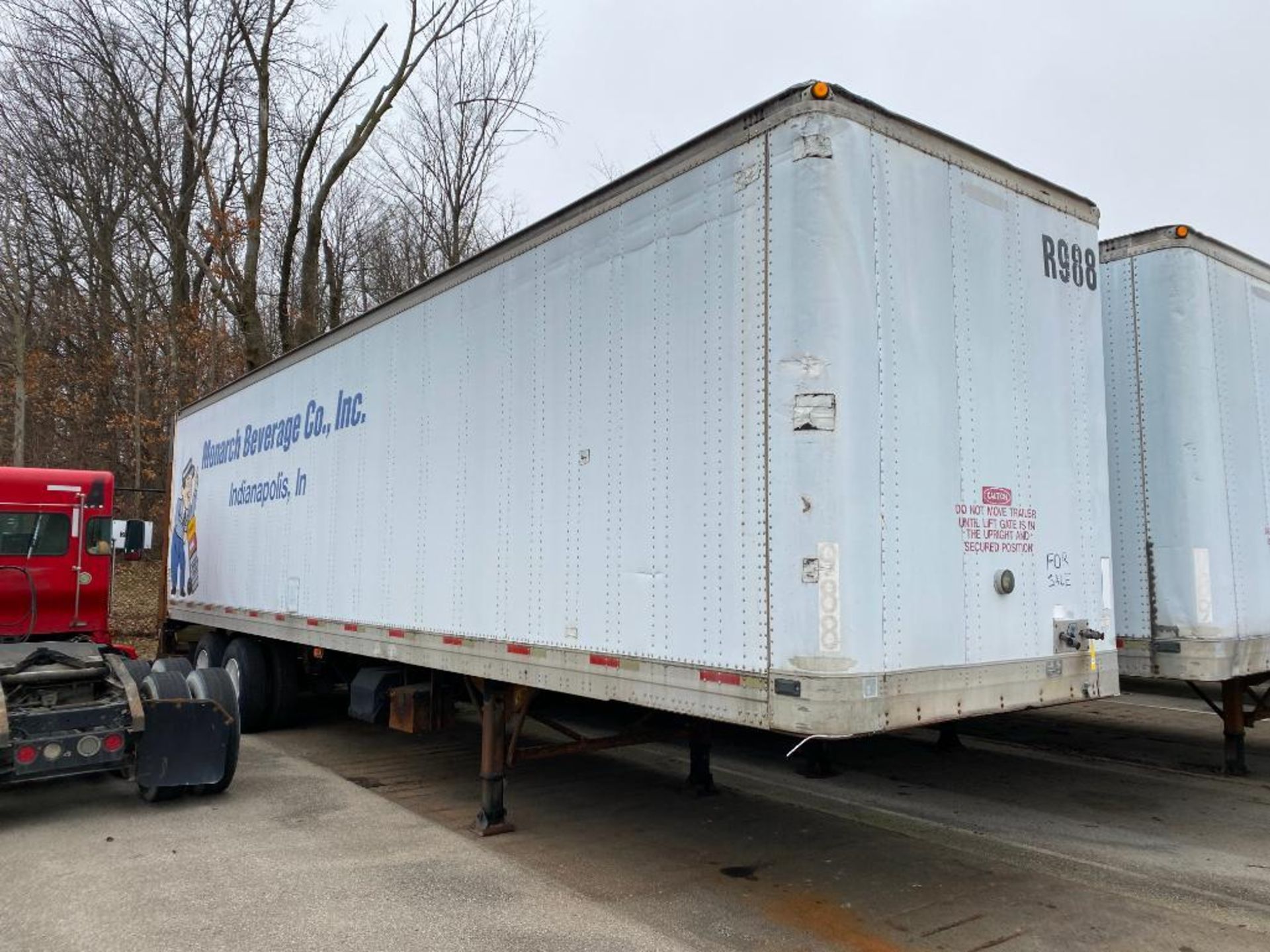 1998 TRAILMOBILE DRY VAN TRAILER, 48', VIN 1PT01AAK1W9010219, UNIT 988