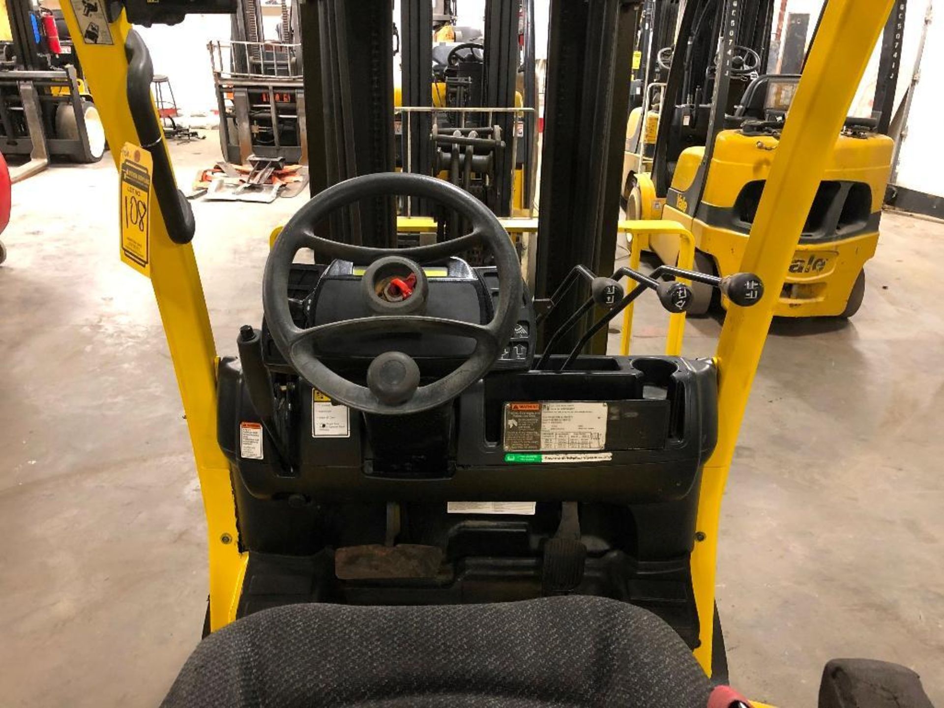 2016 HYSTER 6,000-LB., MODEL: S60FT, S/N: H187V05491P, LPG, LEVER SHIFT TRANSMISSION, SOLID NON-MARK - Image 5 of 5