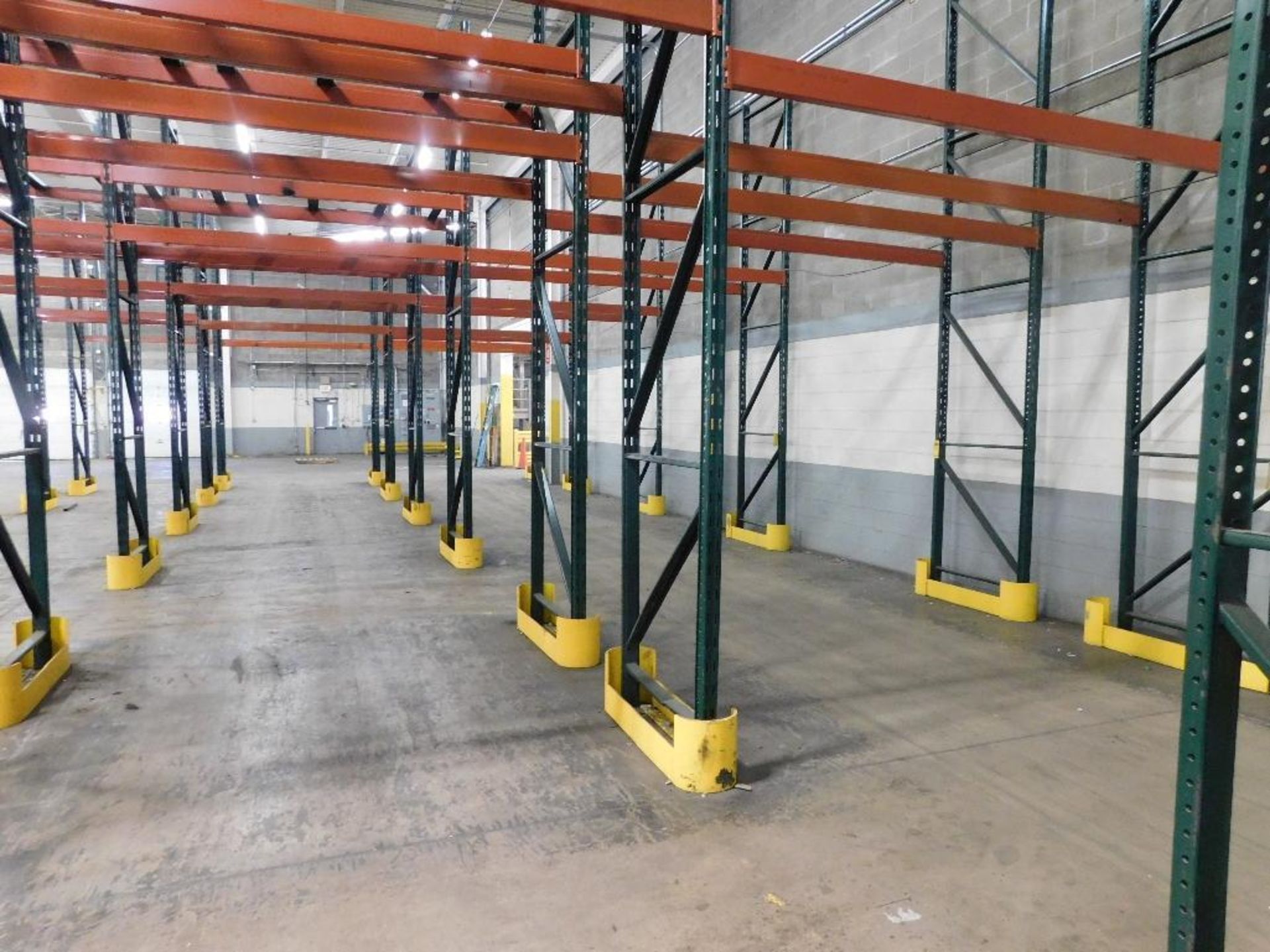 (17X) SECTIONS OF RIDG-U-RAK PALLET RACKING, (23) 18 FT. UPRIGHTS, (9) 4 1/2 IN. X 96 IN. HORIZONTAL - Image 2 of 3