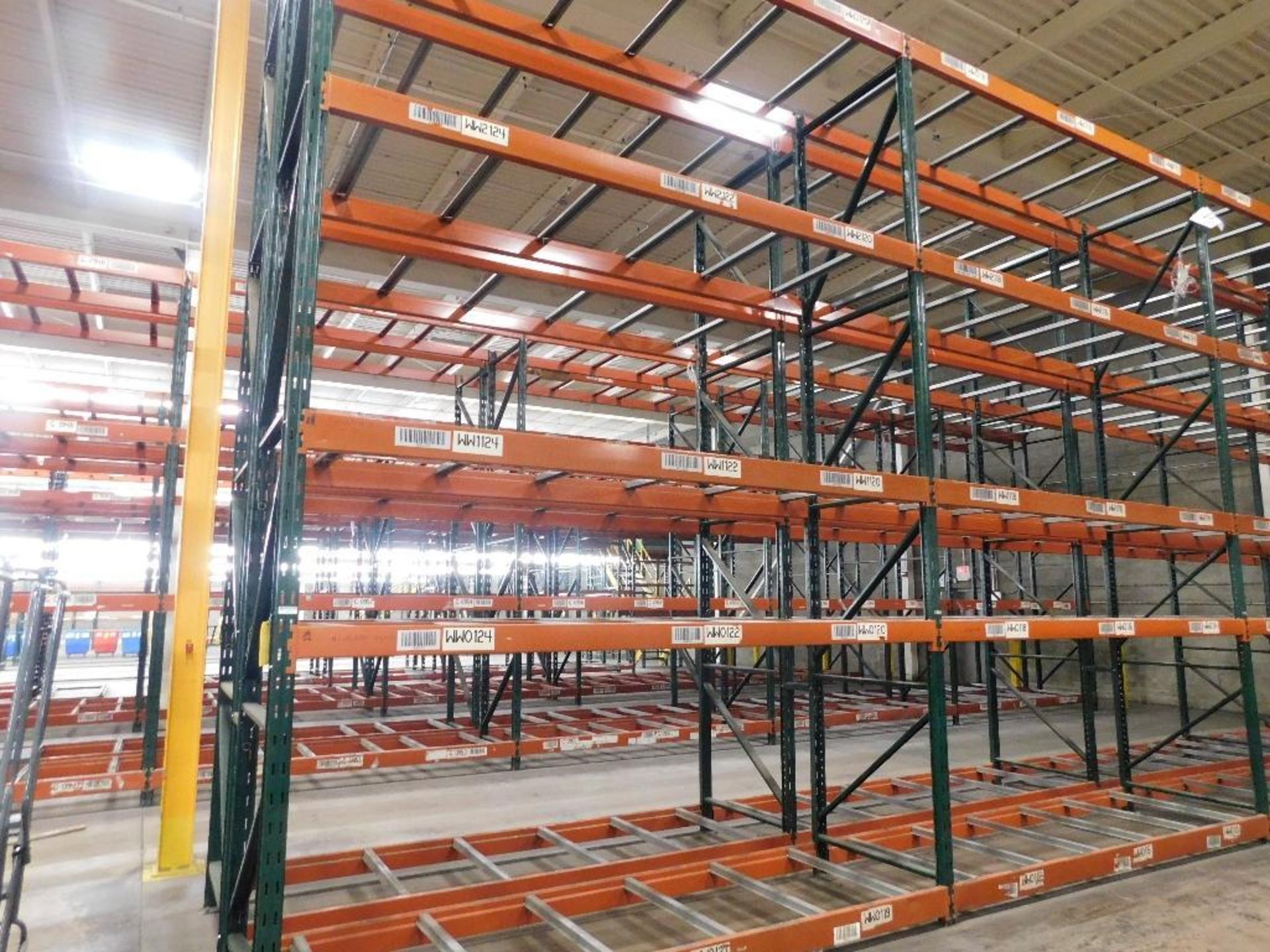 (8X) SECTIONS OF RIDG-U-RAK PALLET RACKING, (2) 20 FT. UPRIGHTS, (3) 17 FT. 4 IN. UPRIGHTS, (60) 5 1 - Image 2 of 2
