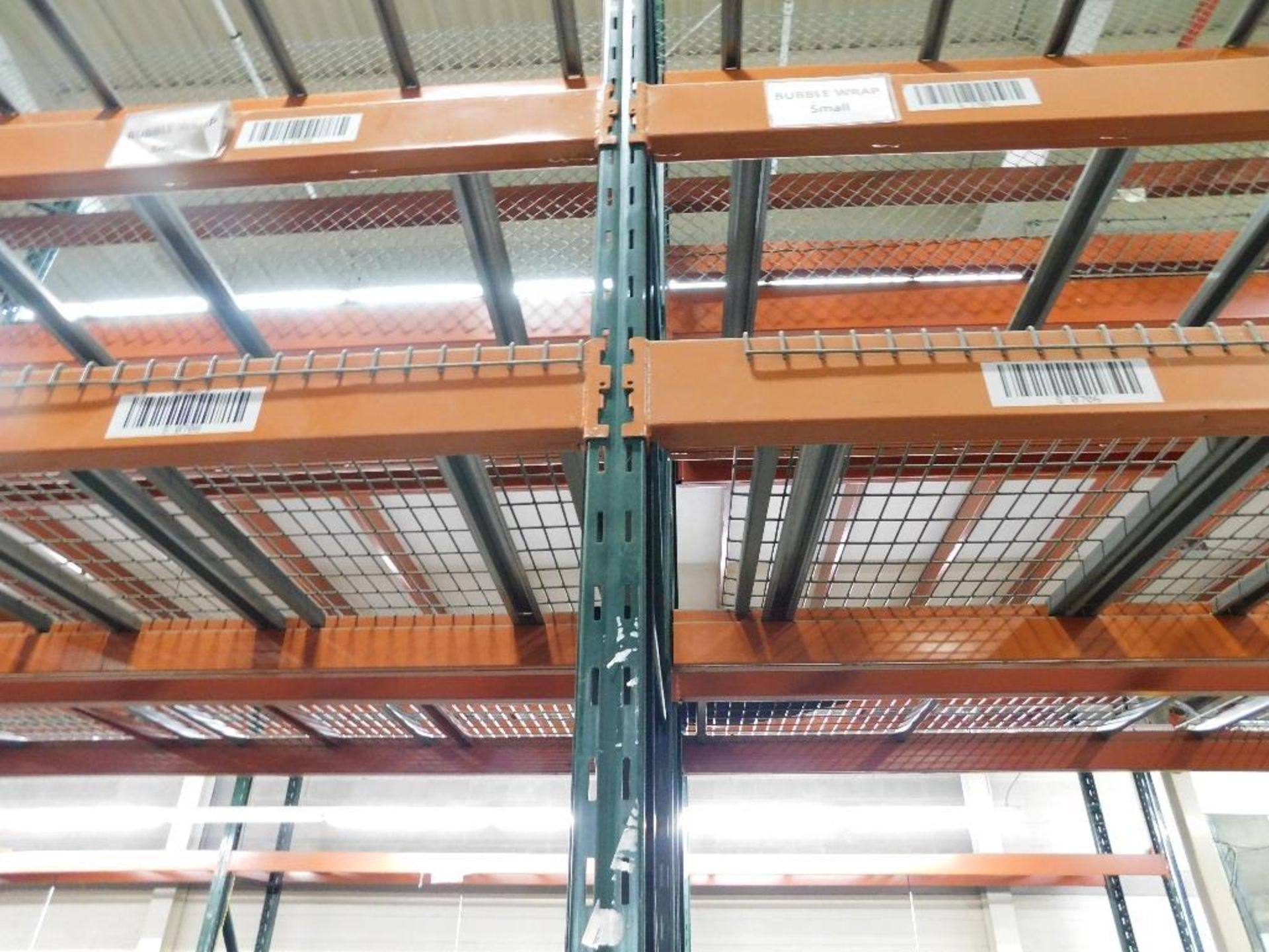 (7X) SECTIONS OF RIDG-U-RAK PALLET RACKING, (1) 20 FT. UPRIGHT, (7) 16 FT. UPRIGHTS, (42) 5 1/2 IN. - Image 3 of 3