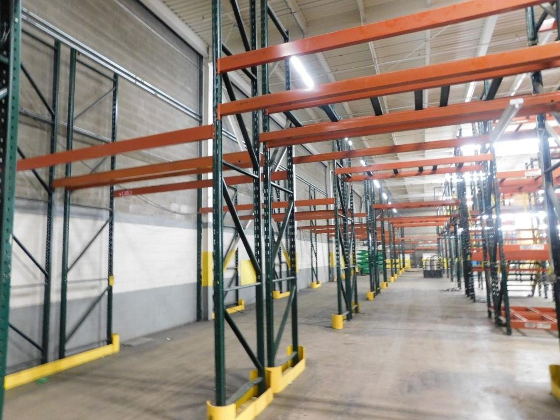 (4X) SECTIONS OF RIDG-U-RAK PALLET RACKING, (6) 18 FT. UPRIGHTS, (2) 4 1/2 IN. X 132 IN. HORIZONTAL - Image 2 of 2