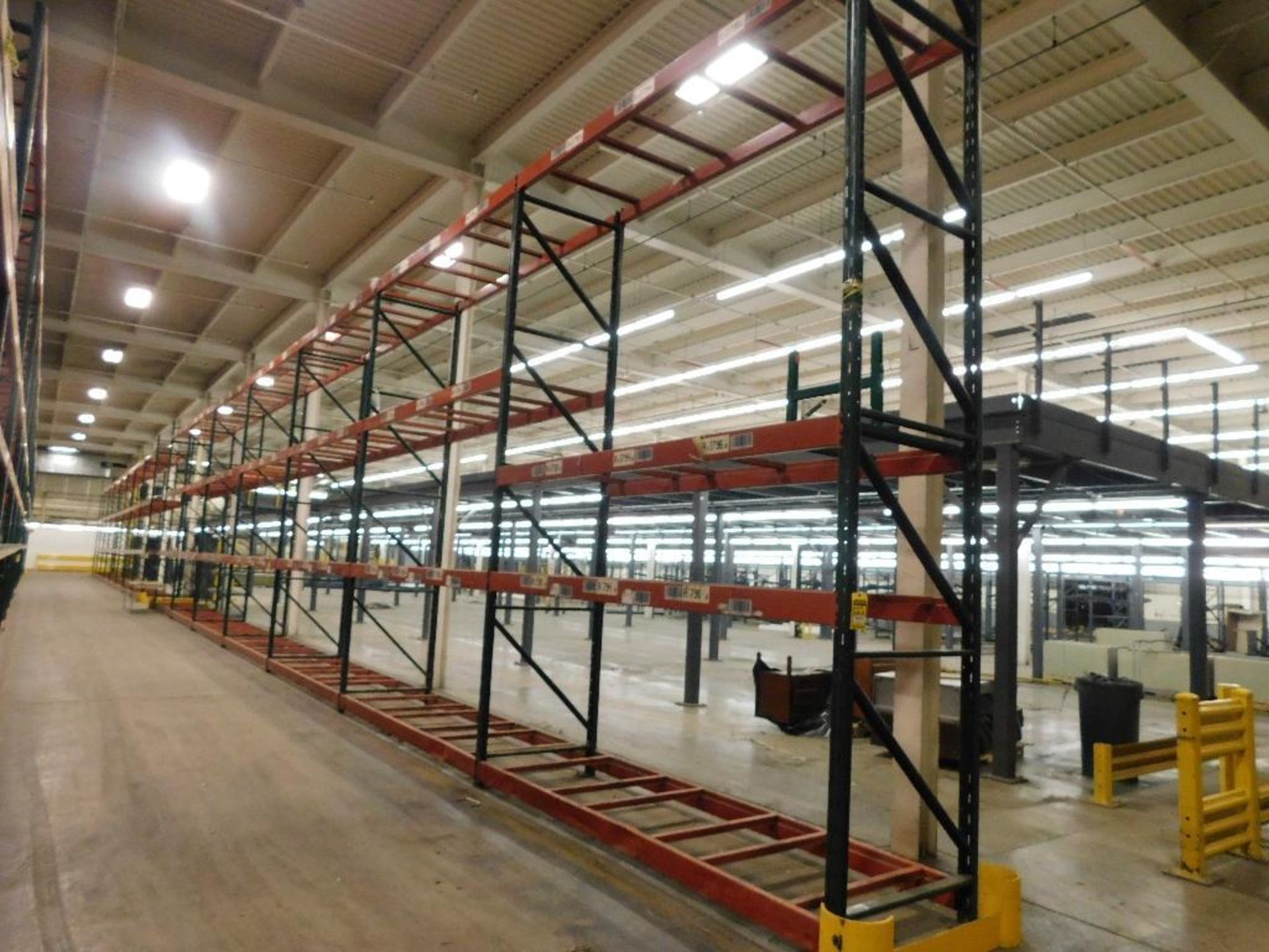 (7X) SECTIONS OF RIDG-U-RAK PALLET RACKING, (1) 20 FT. UPRIGHT, (1) 17 FT. 4 IN. UPRIGHT, (6) 16 FT. - Image 2 of 4