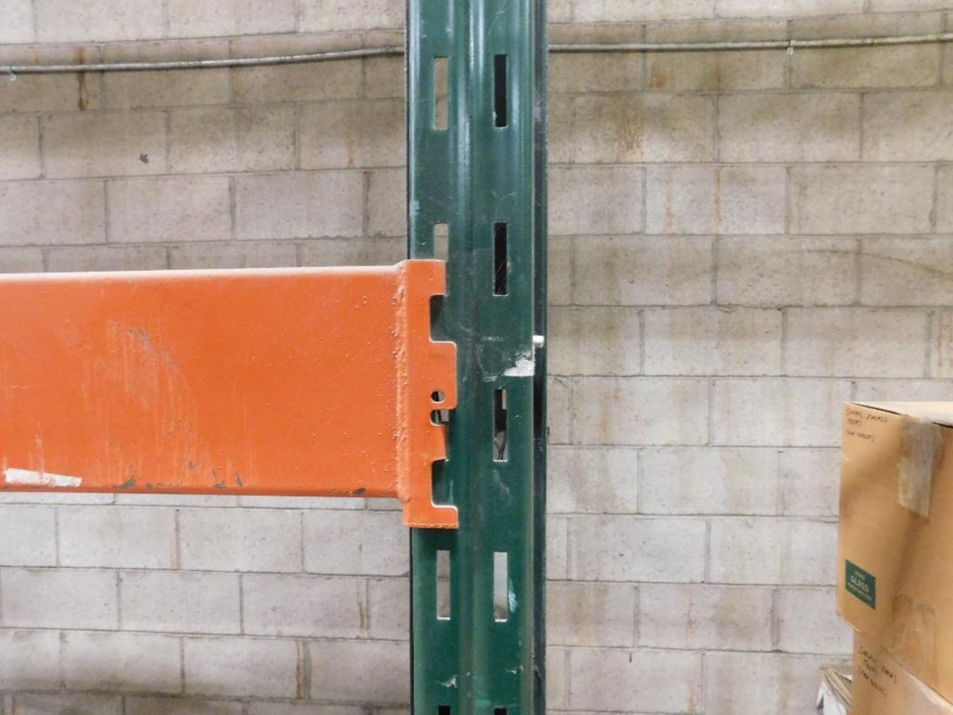 (14X) SECTIONS OF RIDG-U-RAK PALLET RACKING, (15) 16 FT. UPRIGHTS, (92) 5 1/2 IN. X 132 IN. HORIZONT - Image 4 of 4