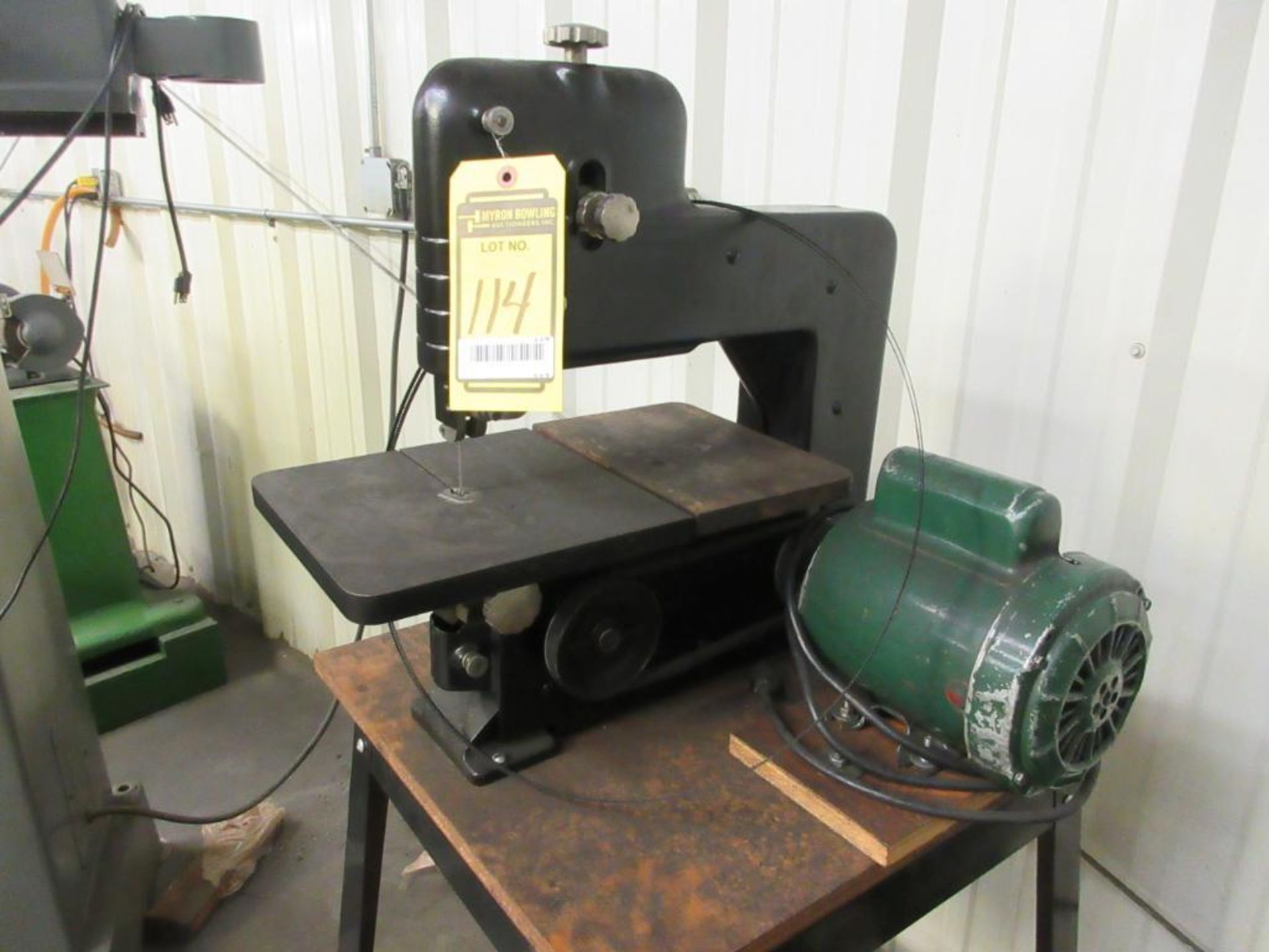 COMPANION TABLE-TOP VERTICAL BAND SAW W/ STAND, 45 DEGREE TILT TABLE - Image 2 of 2