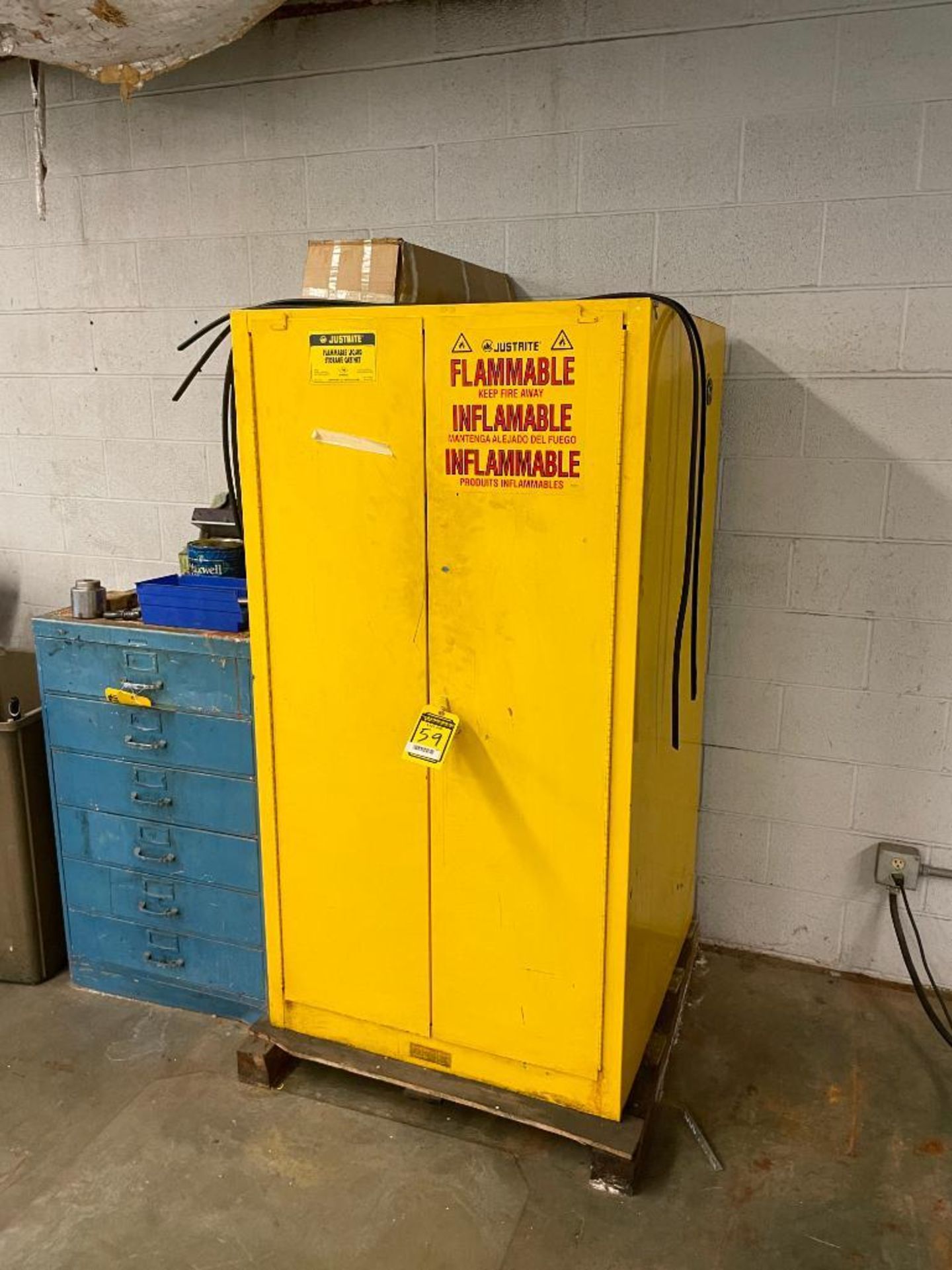 FLAMMABLE CABINET, 34'' X 65'' X 34''