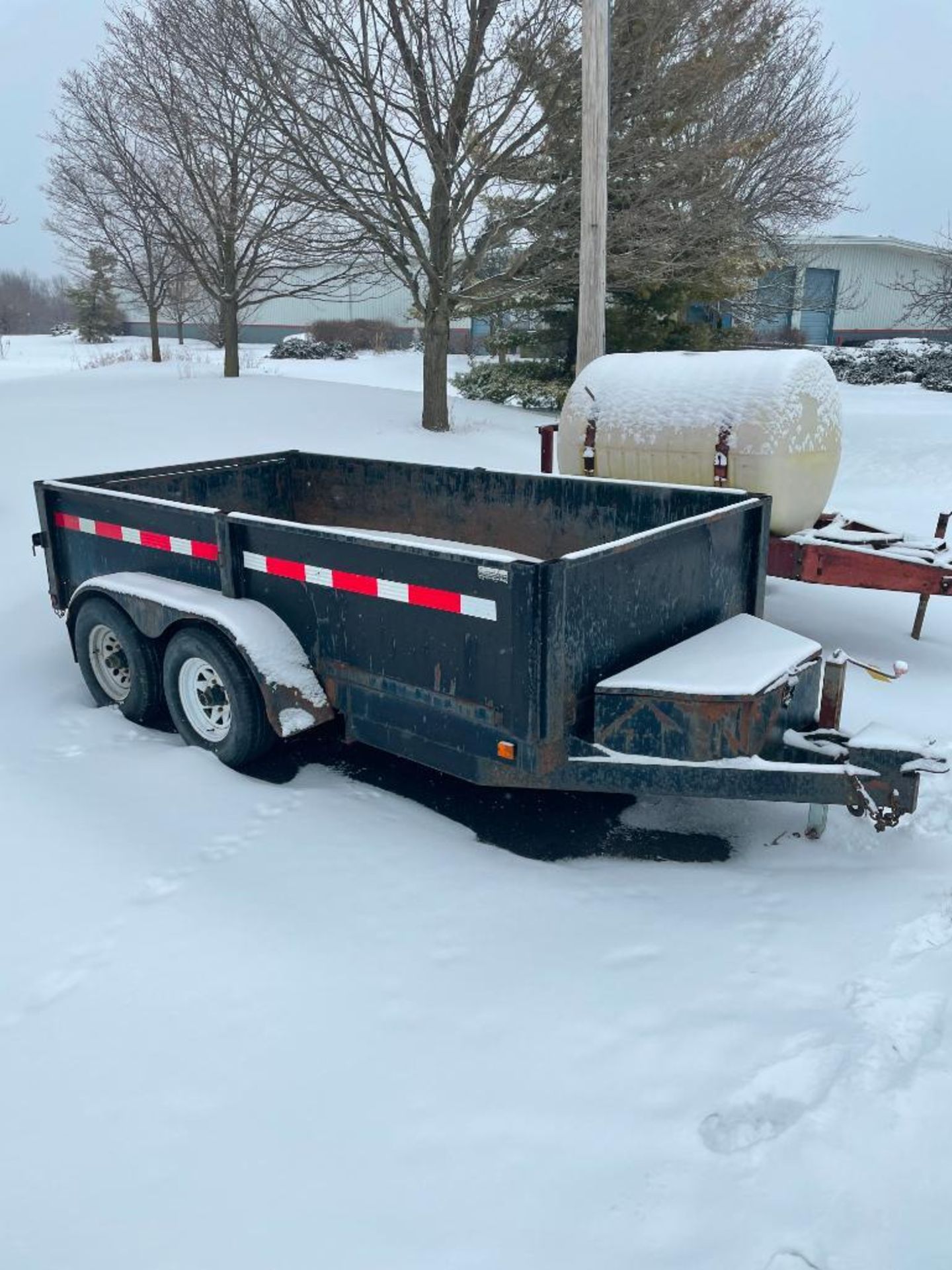 HYDRAULIC DUMP TRAILER, 10K LB. CAP., 12 FT. X 6 FT. X 2 FT. DUMP BED - Image 2 of 4