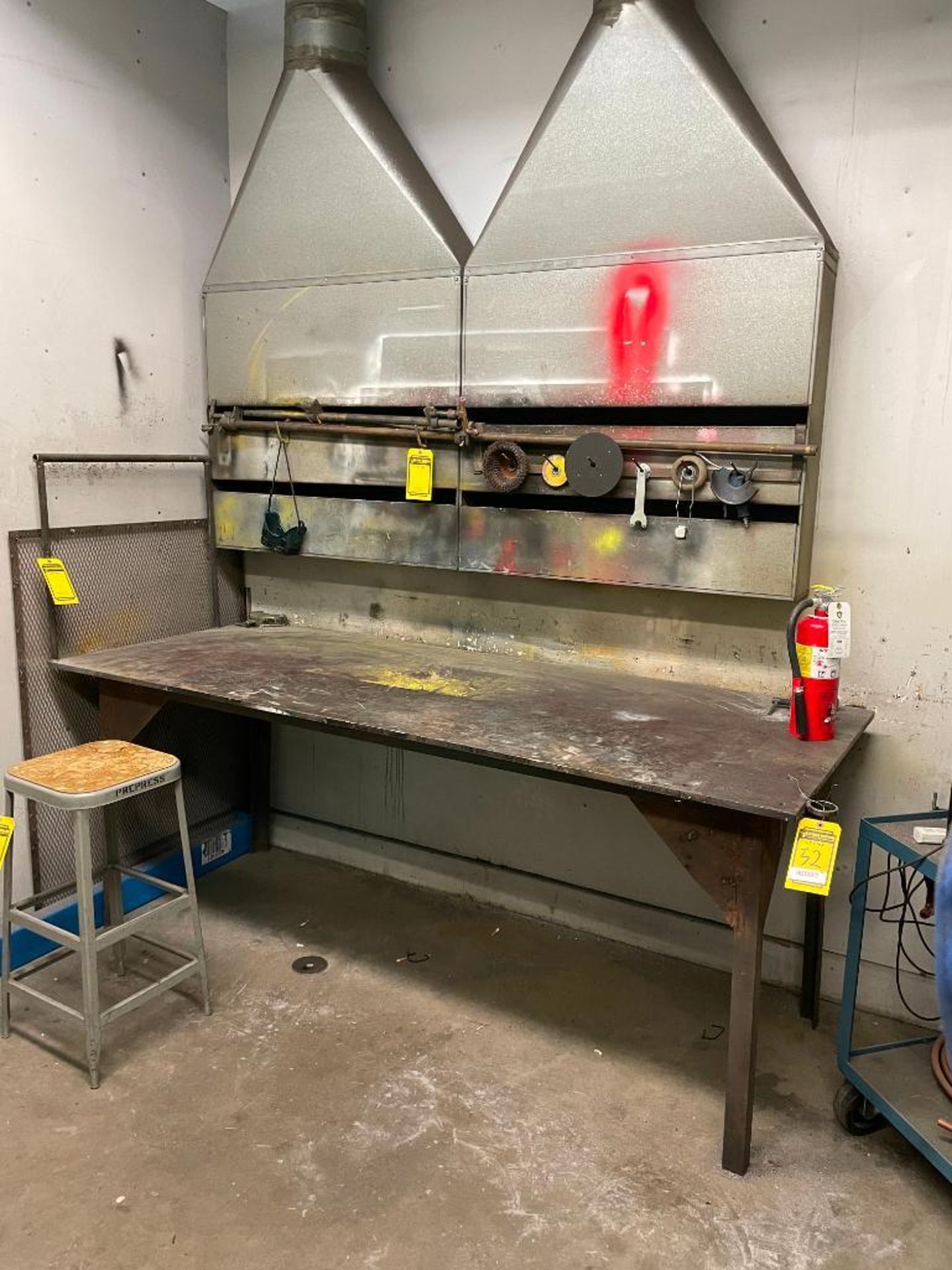 WELDING TABLE, 3' X 3' X 7.5''