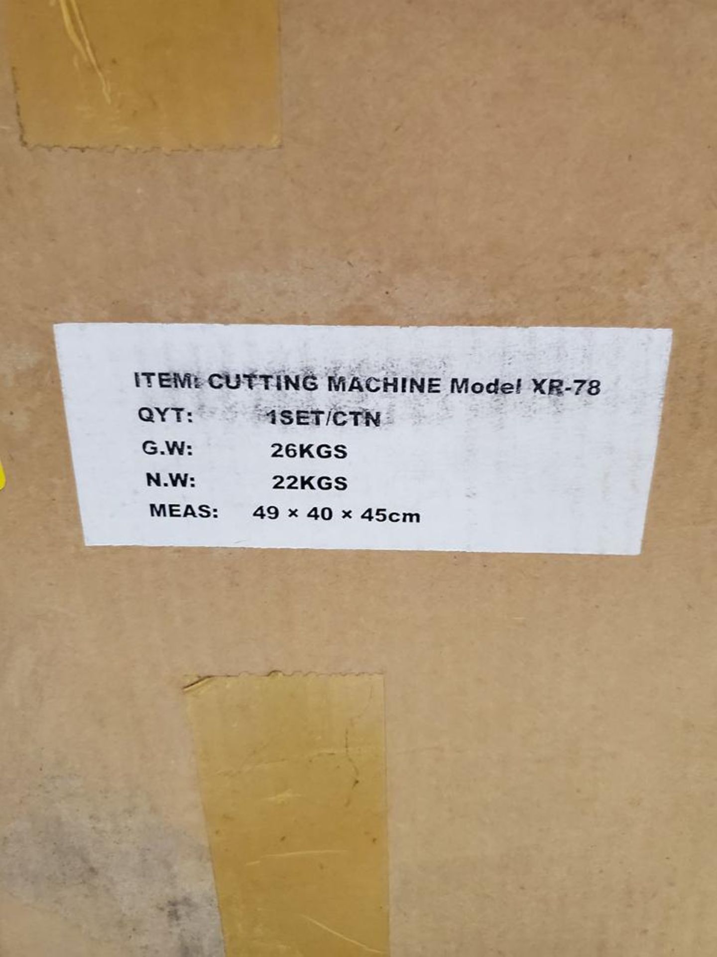 (2) NEW IN BOX CUTTING MACHINE; MODEL XR-78, MEASURES 49 X 40 X 45CM - Image 2 of 2