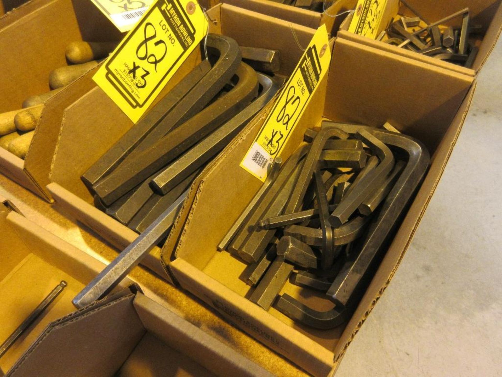 (3) BOXES OF ALLEN WRENCHES