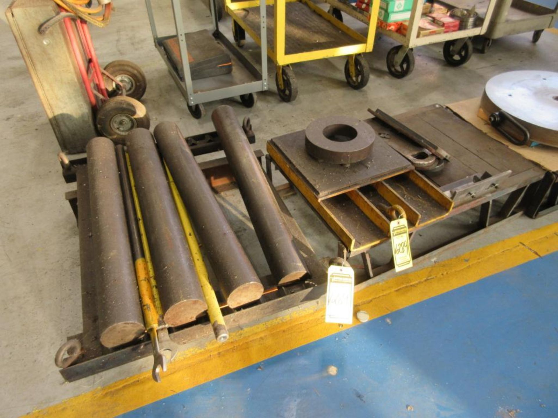 (5) PALLETS W/ FIXTURES, PIPE, SIMPLEX JACKS - Image 2 of 3