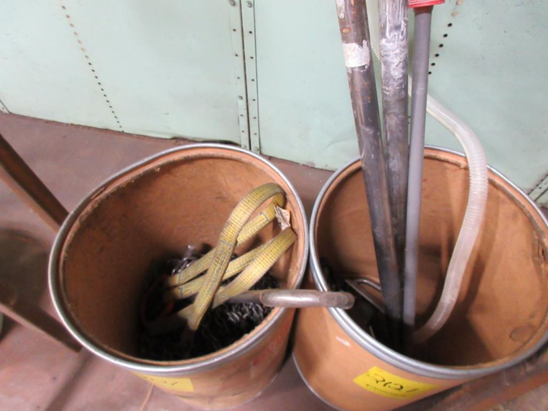 BUCKETS W/ CHAIN, SLINGS, BARREL PUMPS - Image 4 of 4