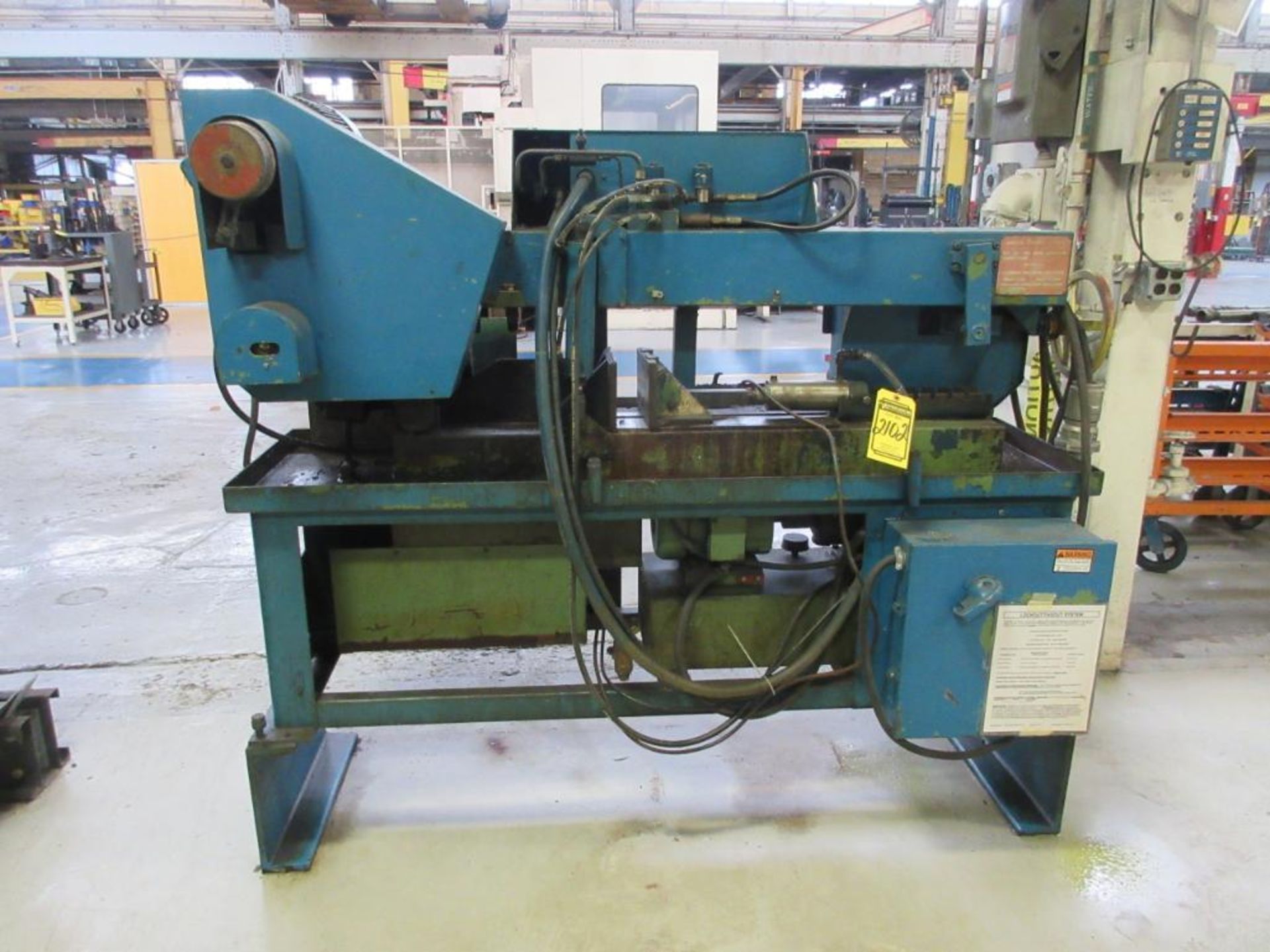 DOALL HORIZONTAL BAND SAW, MODEL C912-M, 146 IN. - 148 IN. BAND LENGTH, 440/60/3, S/N 376-77108 - Image 2 of 2