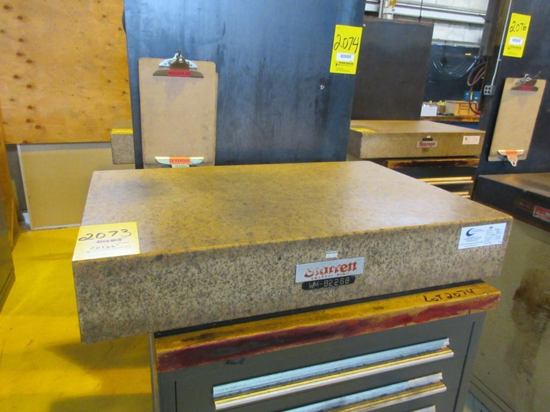 STARRETT GRANITE SURFACE PLATE 2 FT. X 3 FT. X 6 IN.