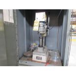 ROCKWELL HARNESS TESTING SYSTEM, VERSITRON D.R.O., EXTRA HEAD, ROTARY TABLE, CABINET INCLUDED