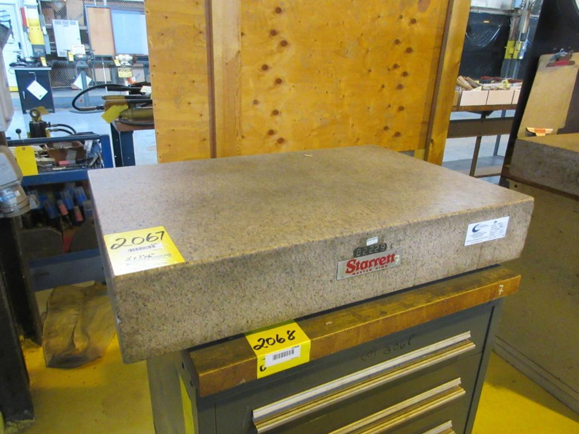 STARRETT GRANITE SURFACE PLATE 2 FT. X 3 FT. X 6 IN.