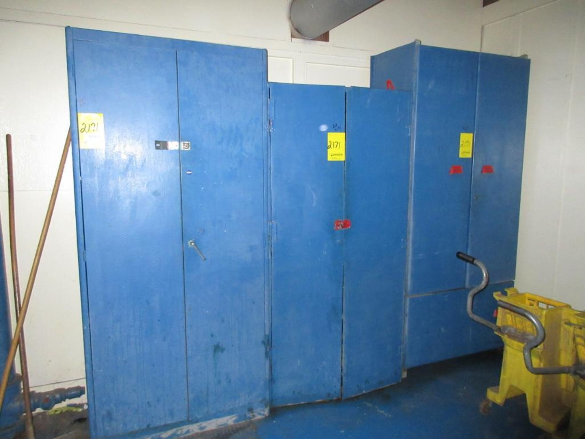 (3) CABINETS W/ ENERPAC PORTABLE JACKS, IMPACT SOCKETS, HYDRAULIC FITTINGS, MORE