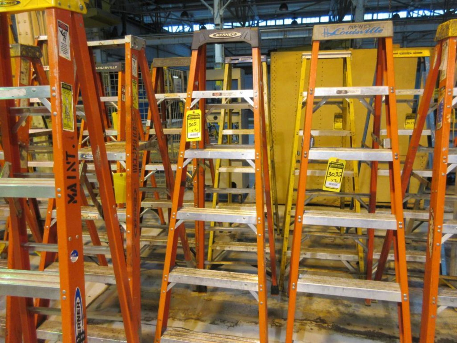 (2) 6 FT. FIBERGLASS STEP LADDERS