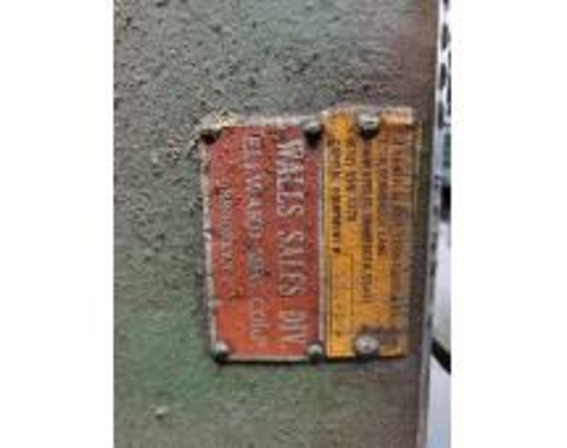 WALLS 6'' BELT SANDER ON CABINET CART, MODEL HV48-6 - Image 5 of 5