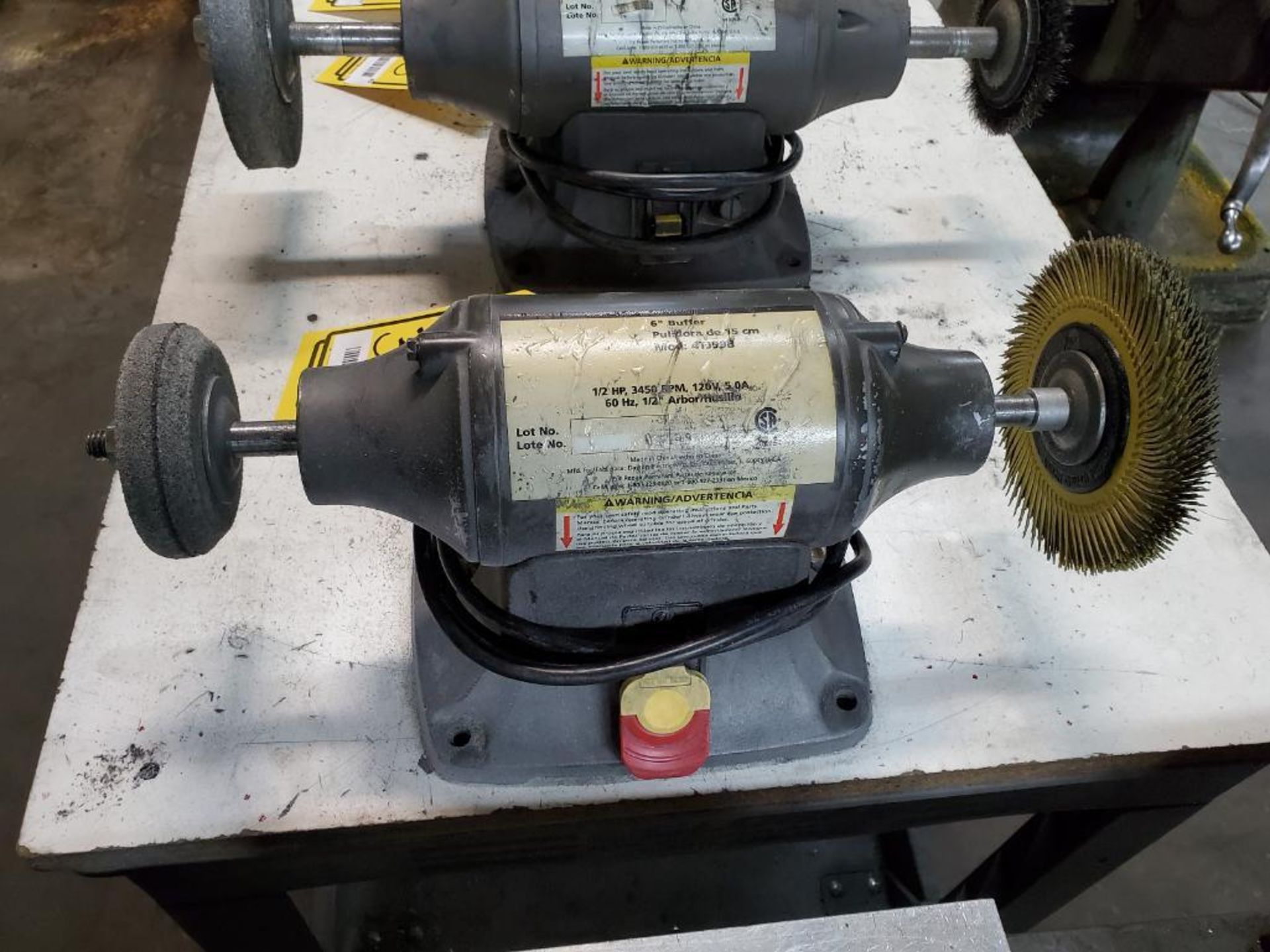 DAYTON 6'' BENCH GRINDER/BUFFER