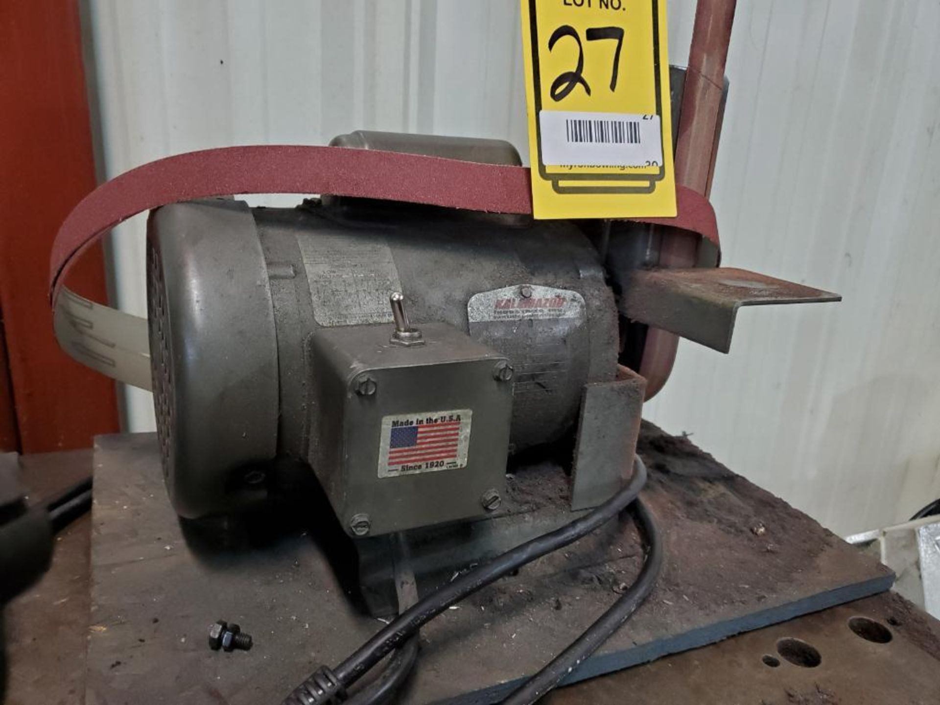 1'' VERTICAL ELECTRIC BELT SANDER - Image 2 of 3