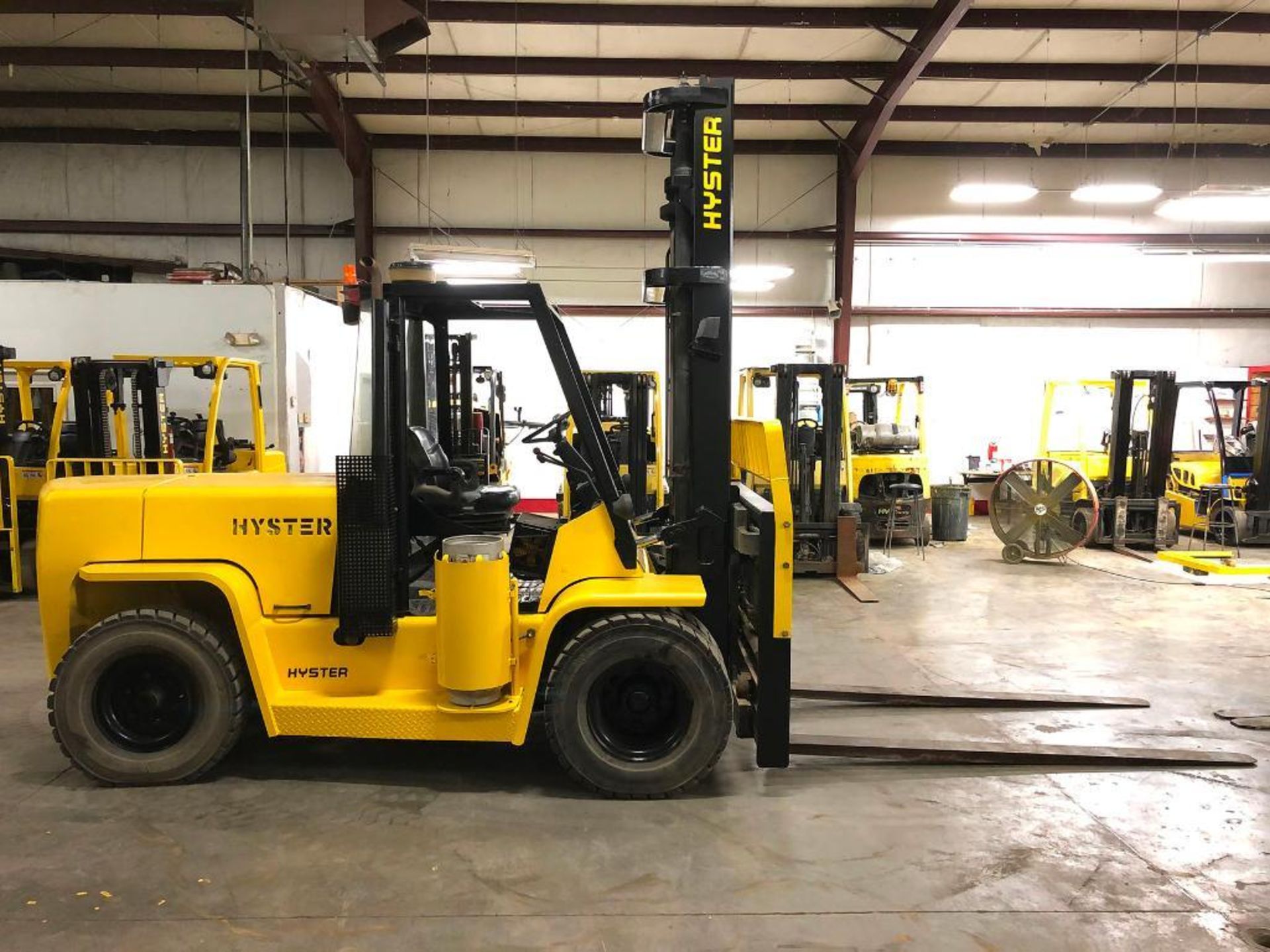 2006 HYSTER 15,500-LB. CAPACITY FORKLIFT, MODEL H155XL2, S/N G006V04818E, LPG, DUAL PNEUMATIC, 2- - Image 3 of 5