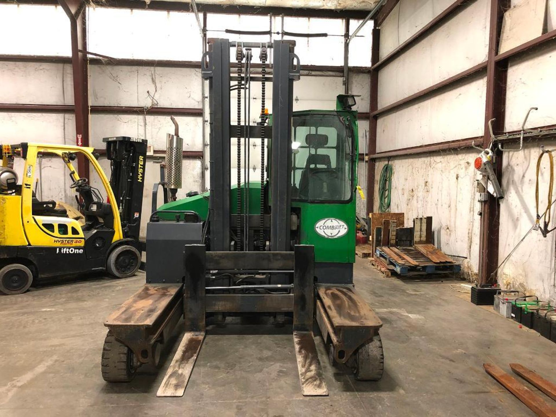 2010 COMBILIFT 10,000-LB. CAPACITY SIDE LOADING FORKLIFT, MODEL CL20100LA47, S/N 2093, LPG, WEIGHT