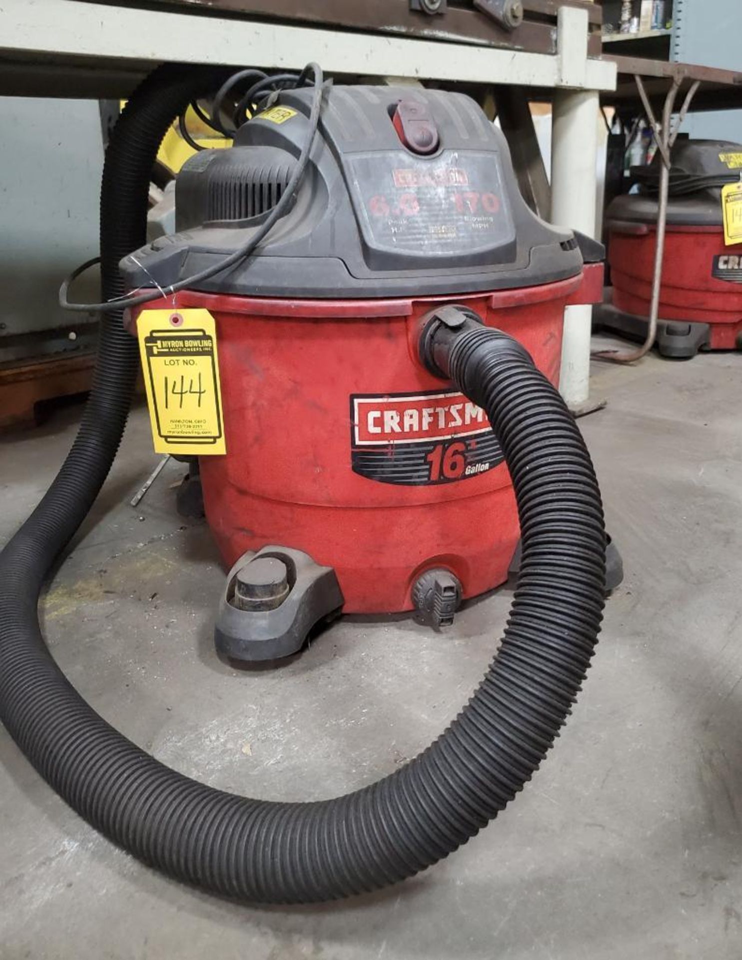 (2) CRAFTSMAN 1.6 GALLON SHOP VACS - Image 2 of 2