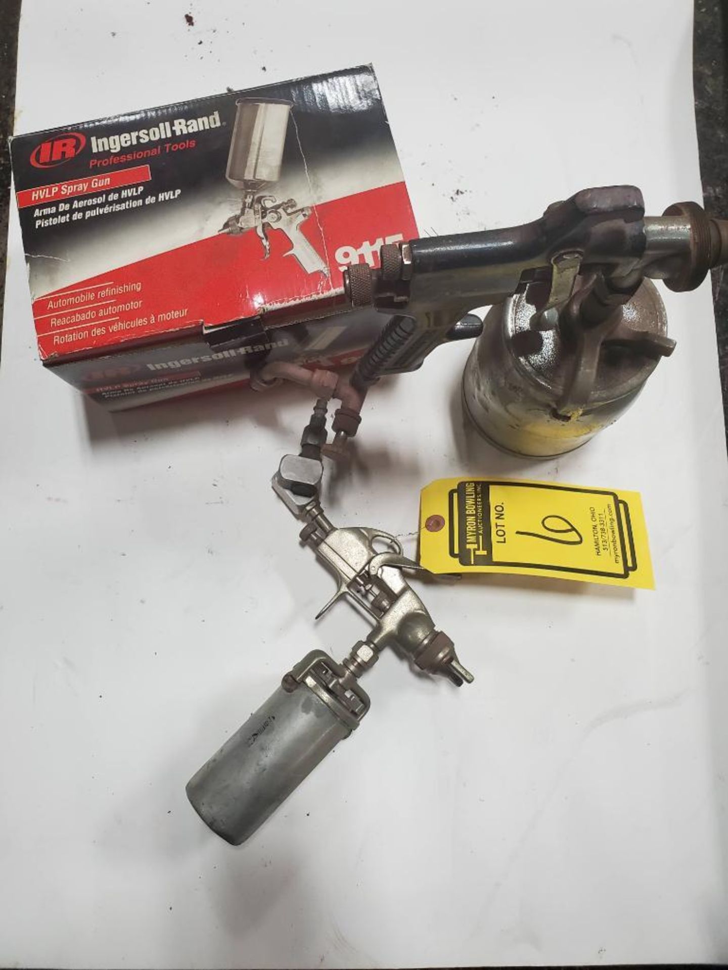 (2) PNEUMATIC PAINT GUNS